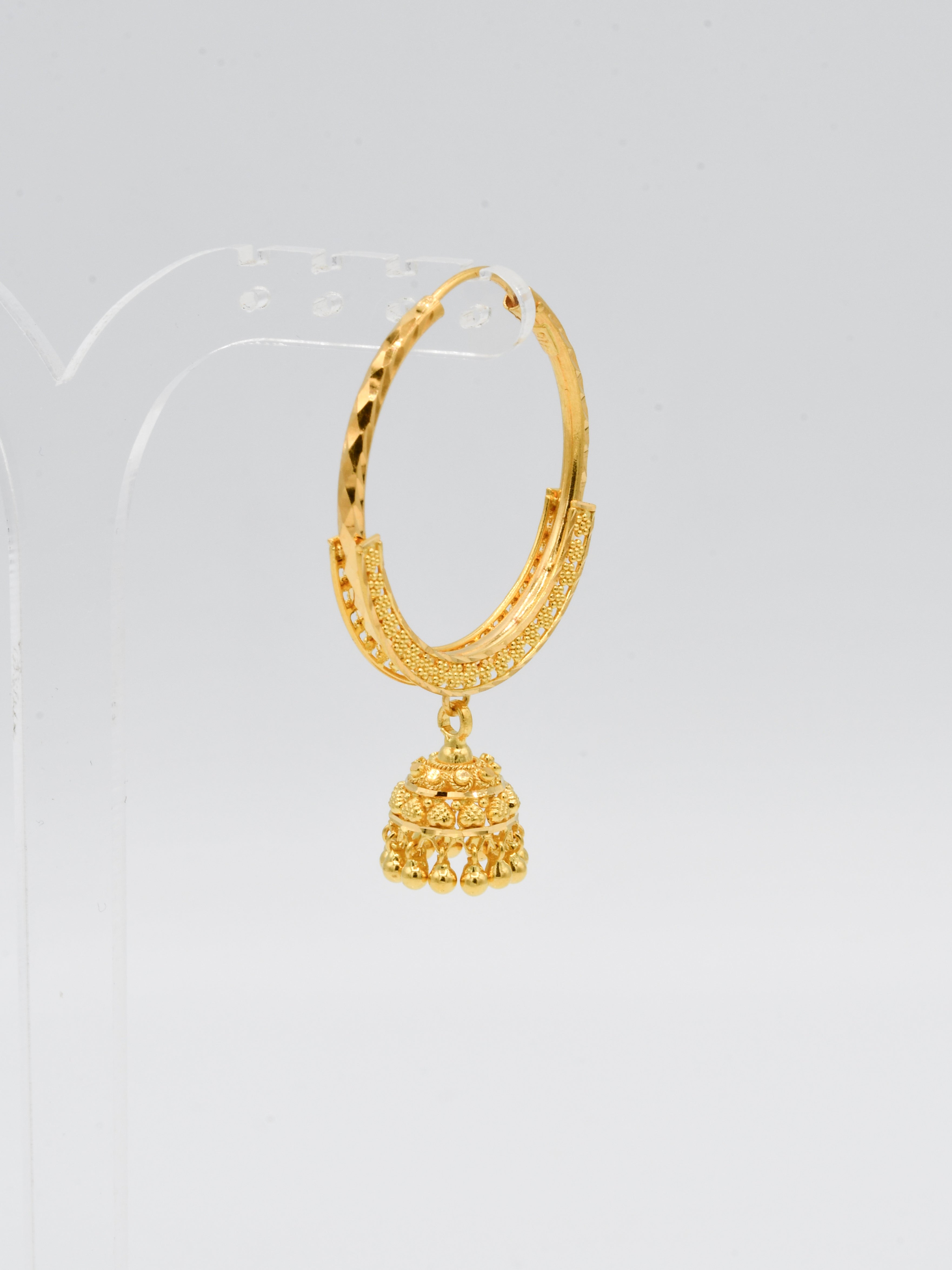 22ct Gold Jhumki Bali
