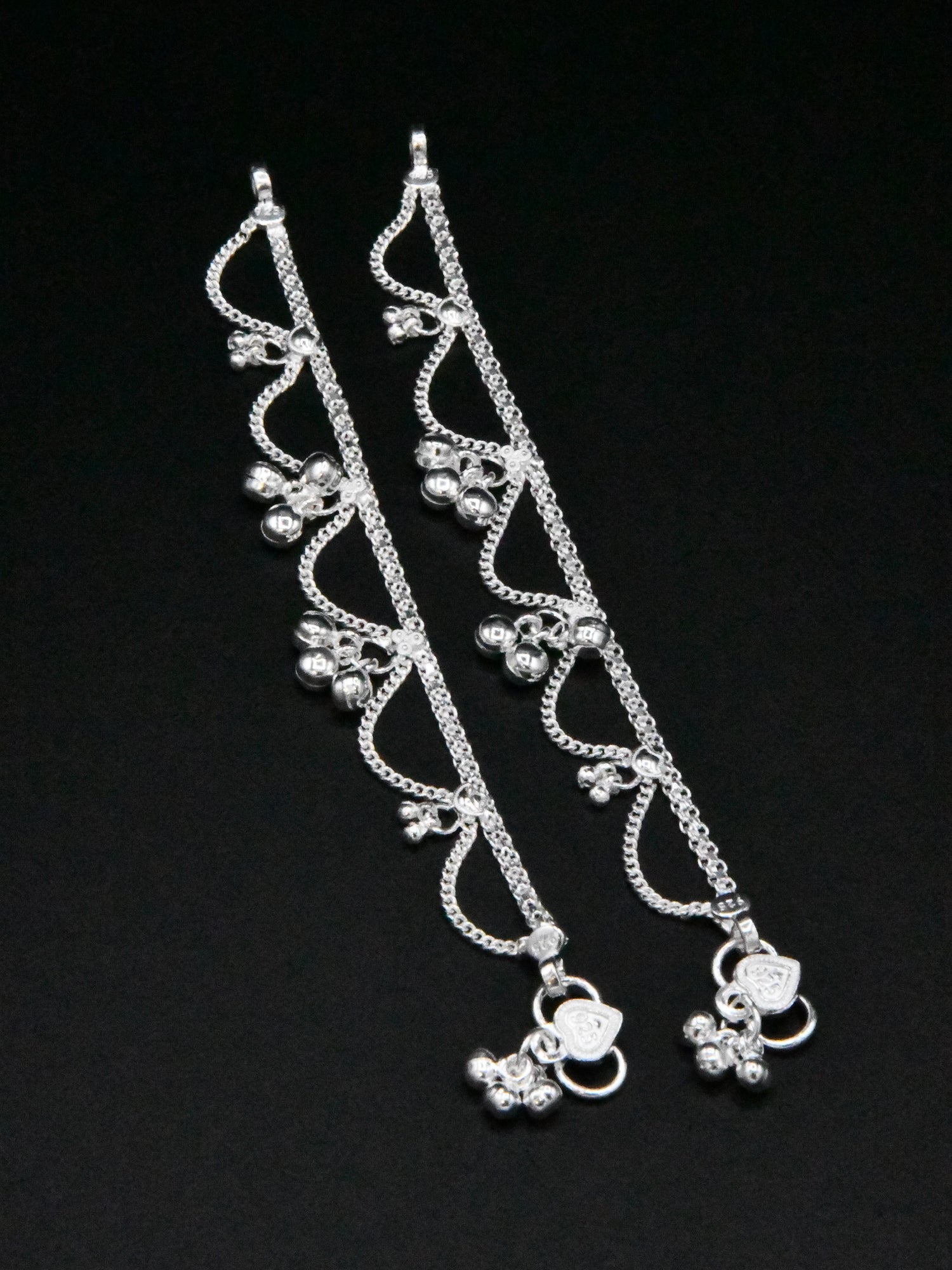 Baby Silver Anklets - Roop Darshan