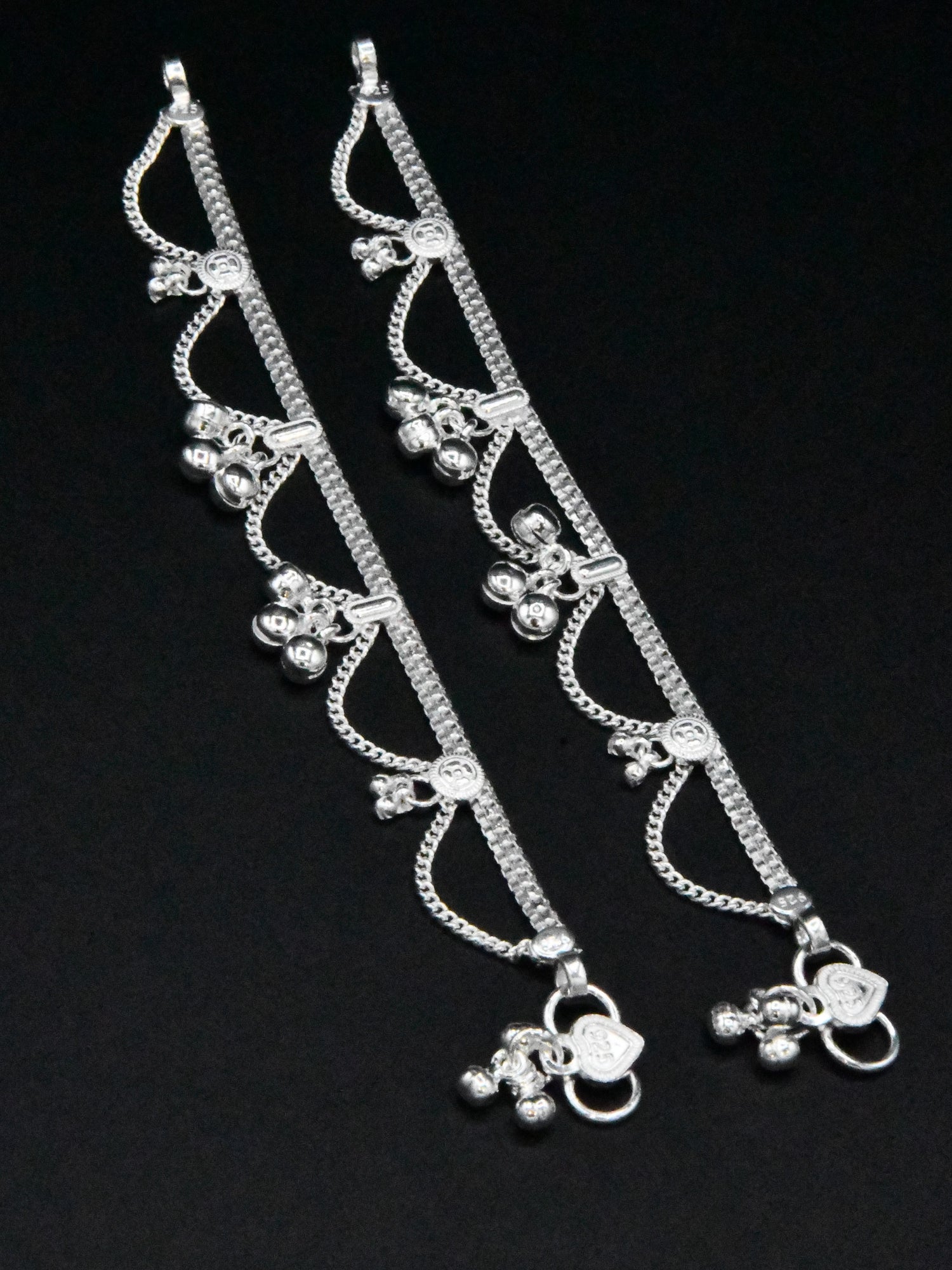 Baby Silver Anklets - Roop Darshan