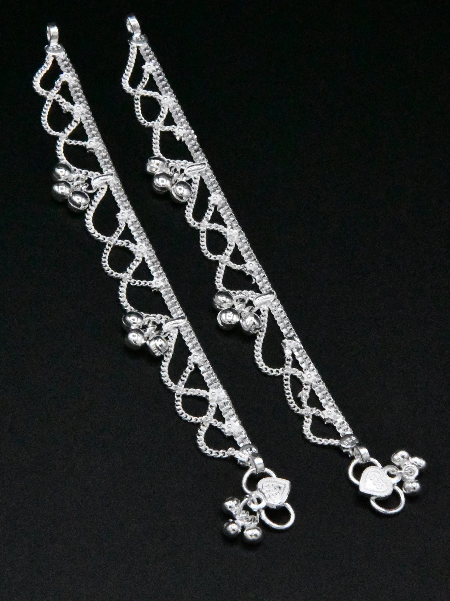 Baby Silver Anklets - Roop Darshan