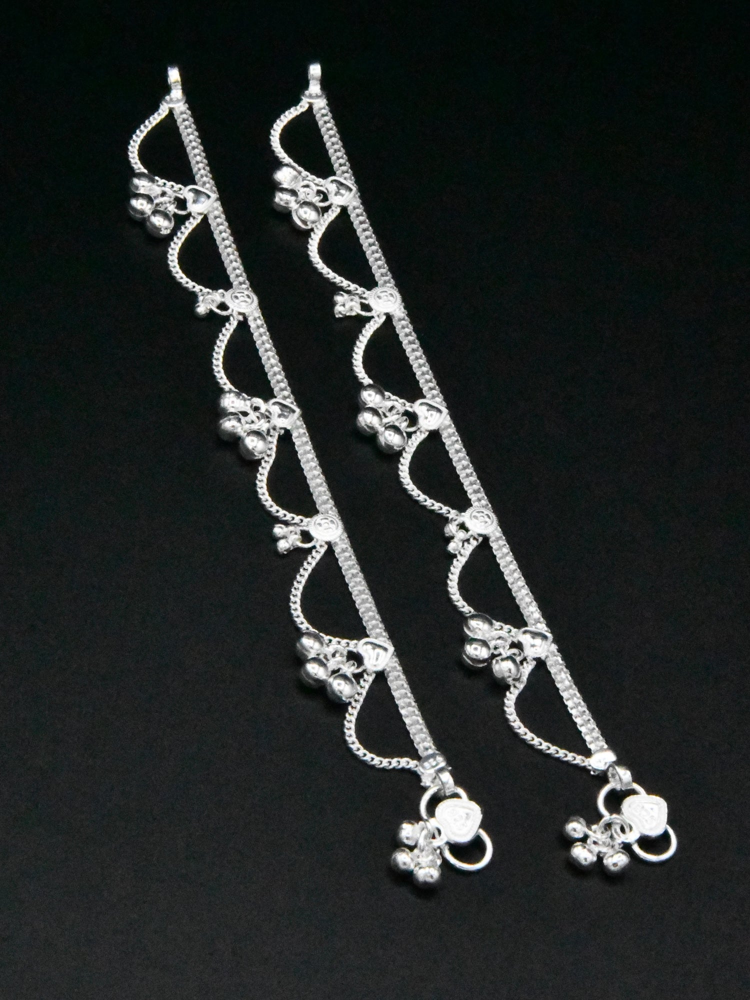Girls Silver Anklets - Roop Darshan
