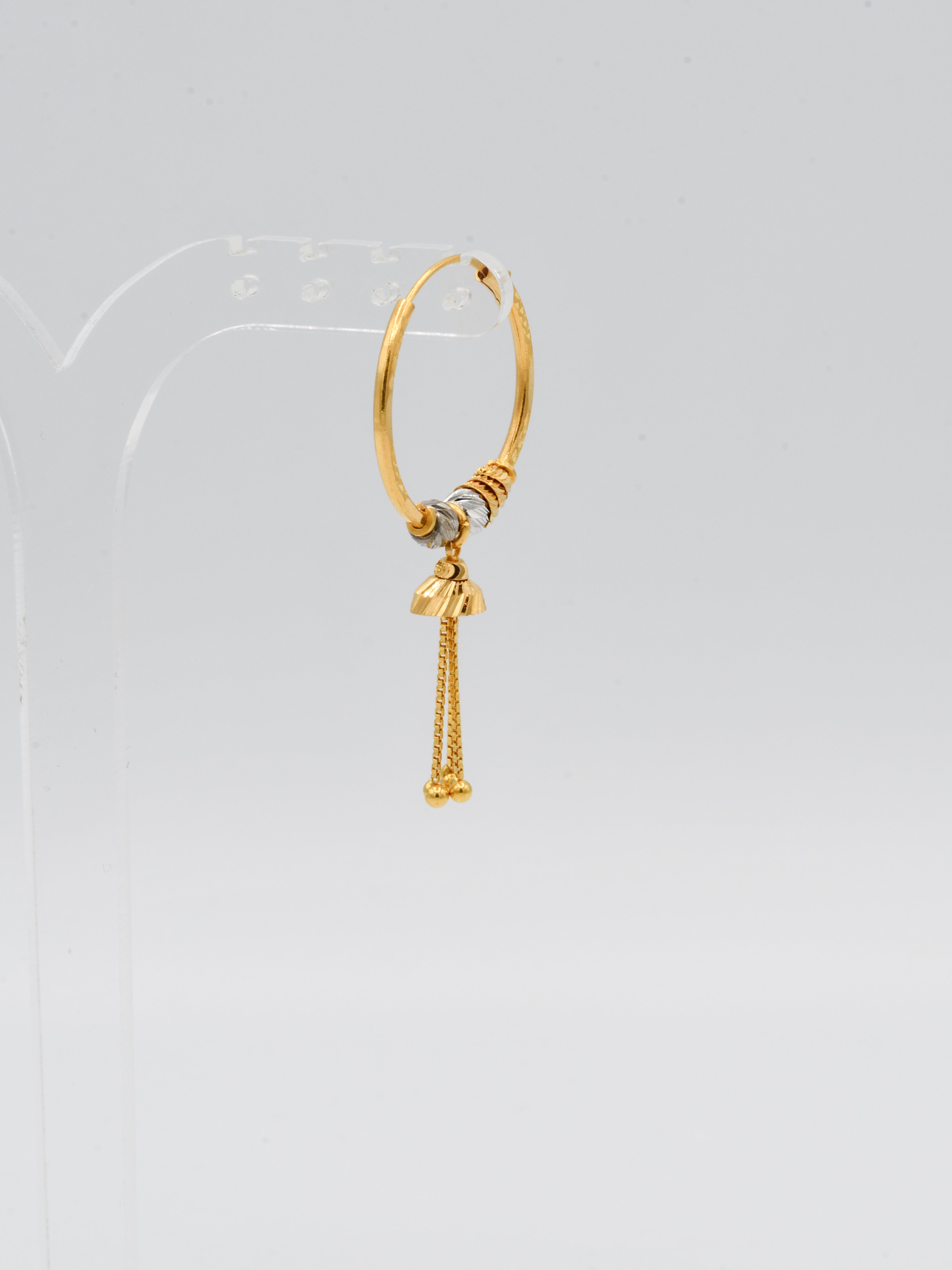 22ct Gold Two Tone Ball Bali