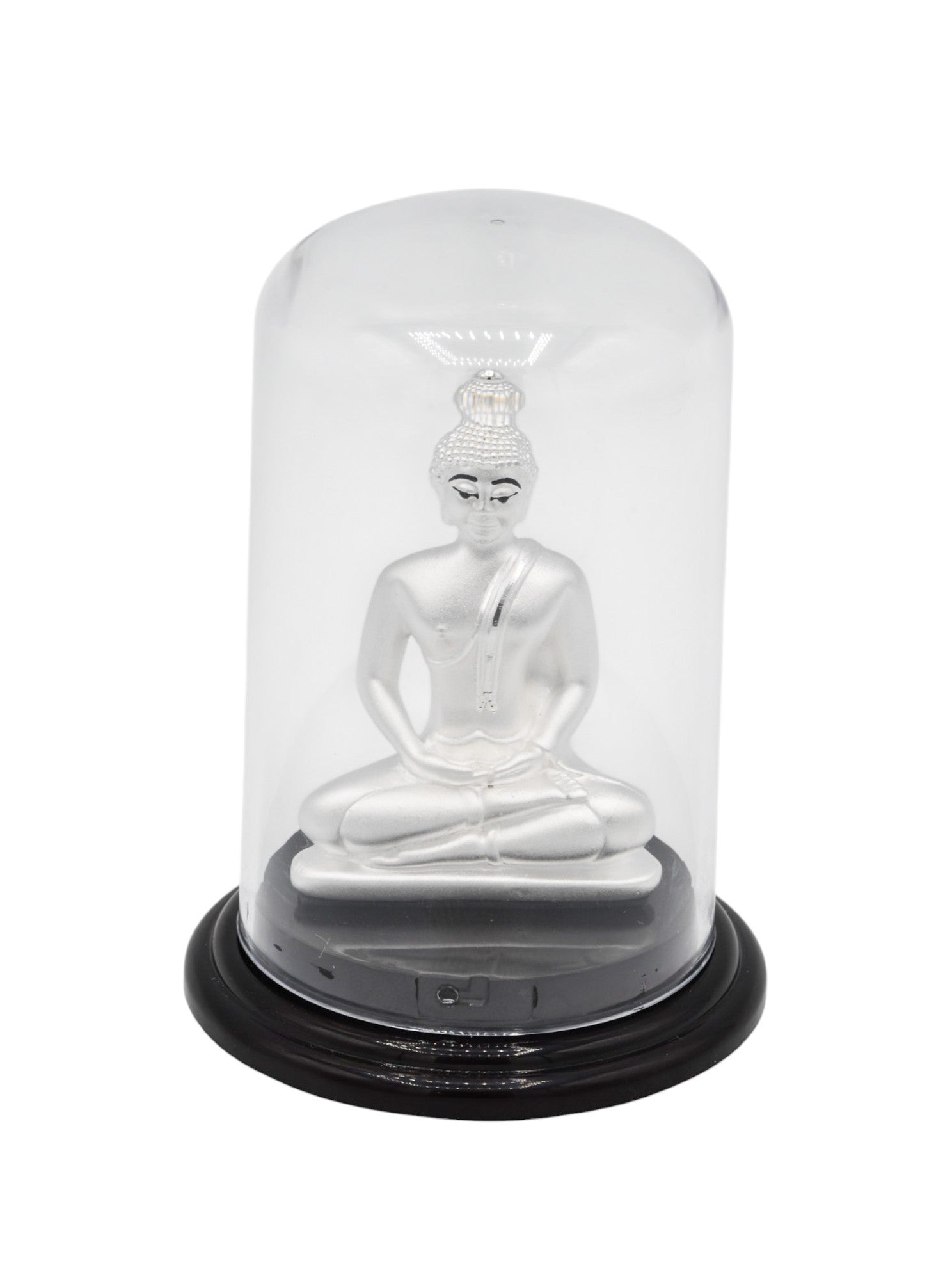 Silver Buddha Murti - Roop Darshan