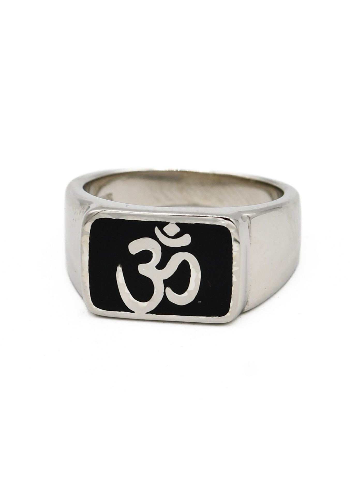 Silver Om Ring - Roop Darshan