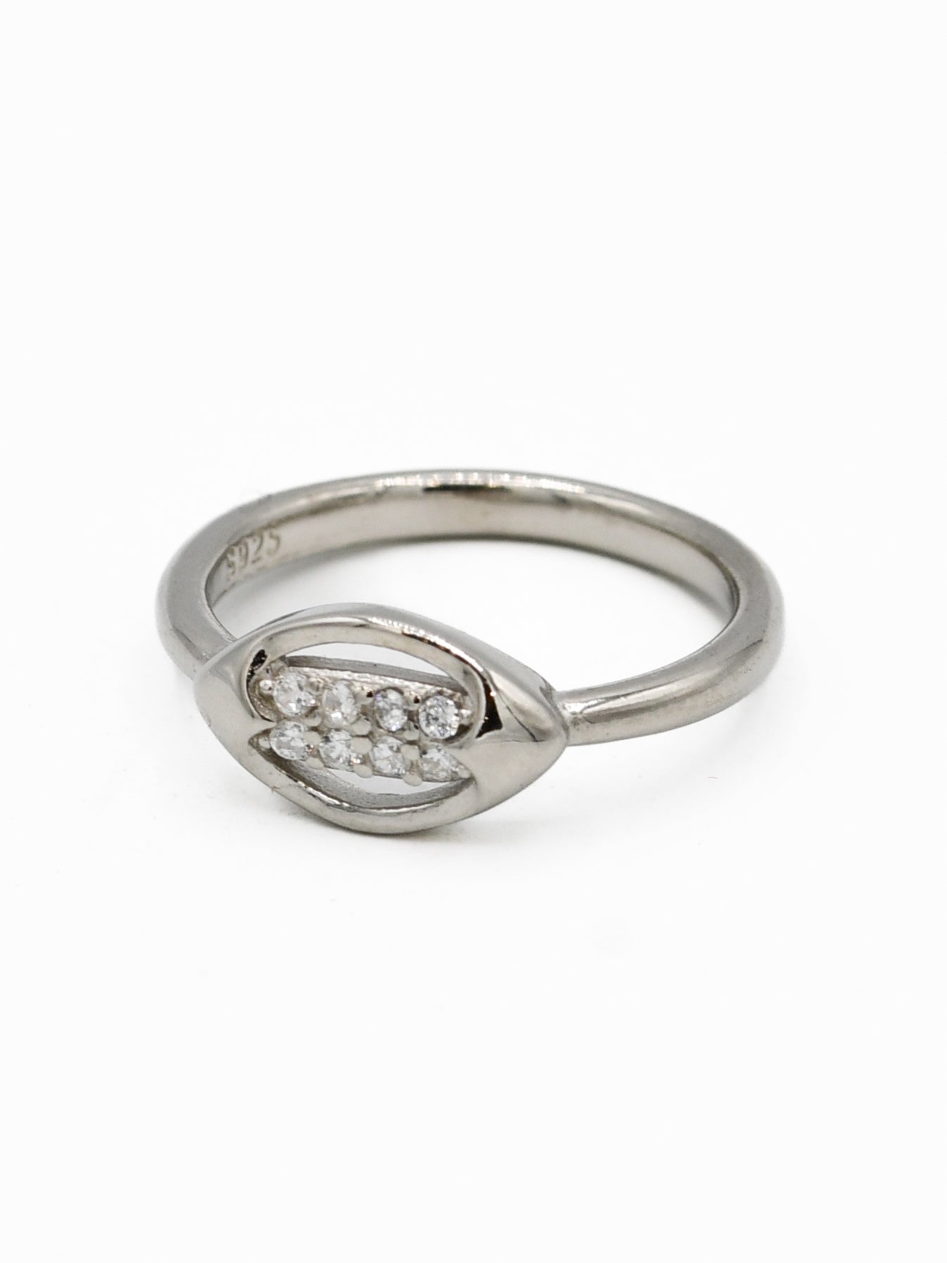 Silver CZ Baby Ring - Roop Darshan
