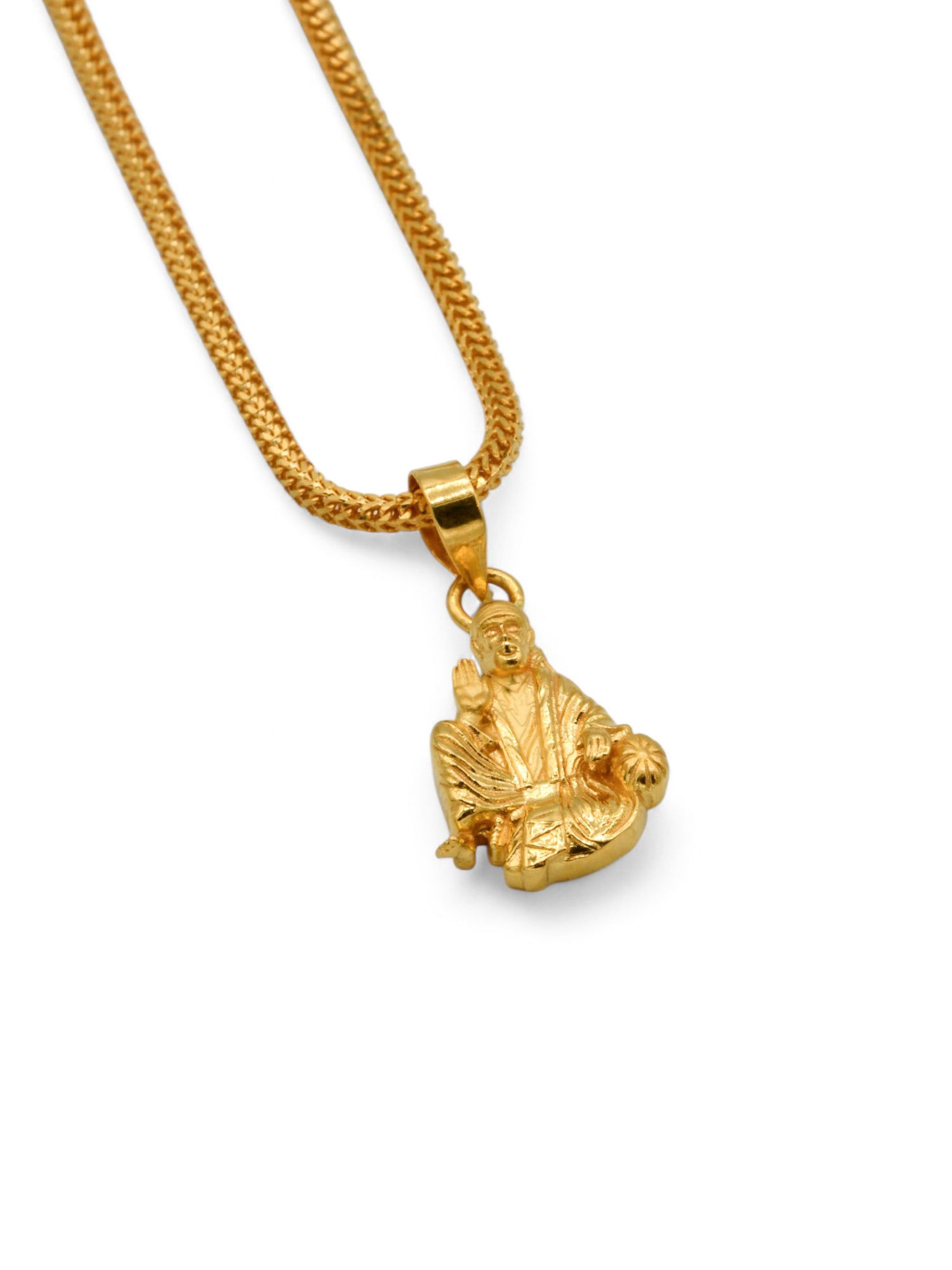 22ct Gold Sai Baba Pendant - Roop Darshan