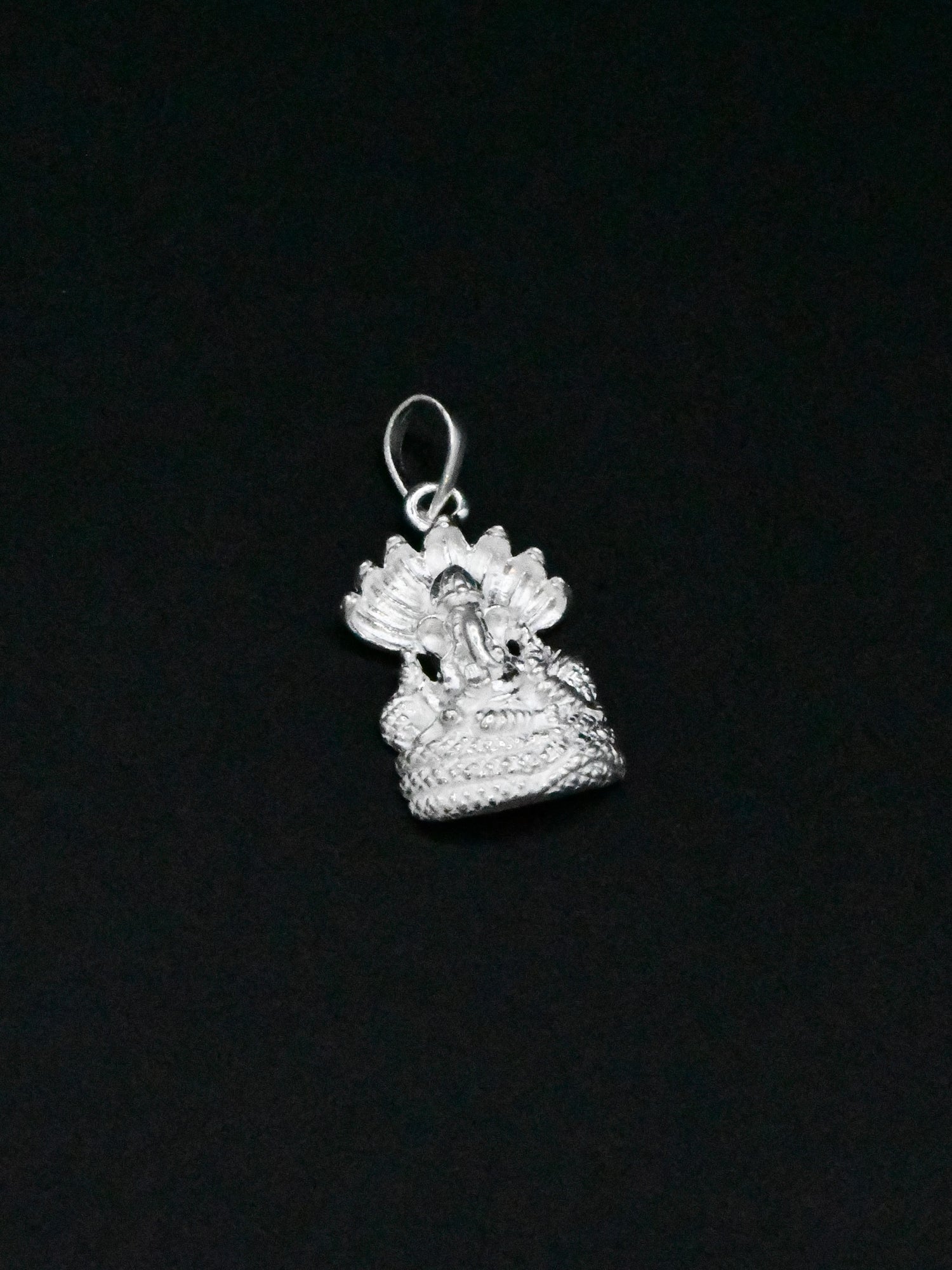 Silver Ganesh Pendant - Roop Darshan