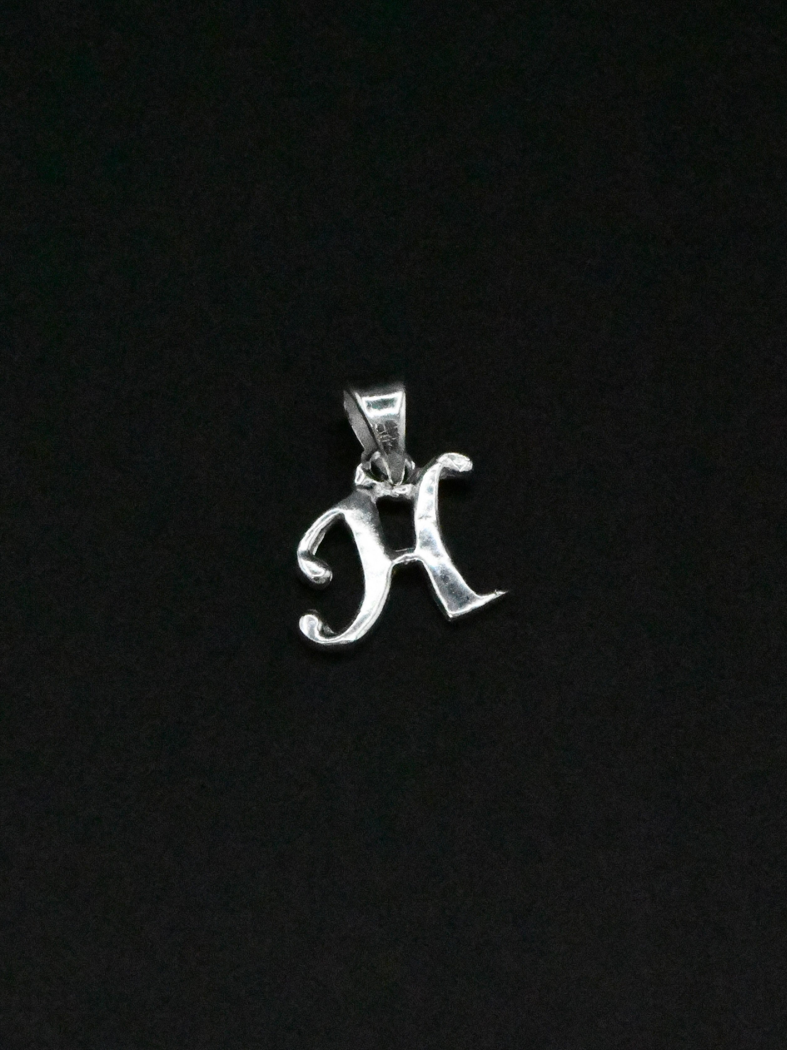Silver "H" Pendant - Roop Darshan