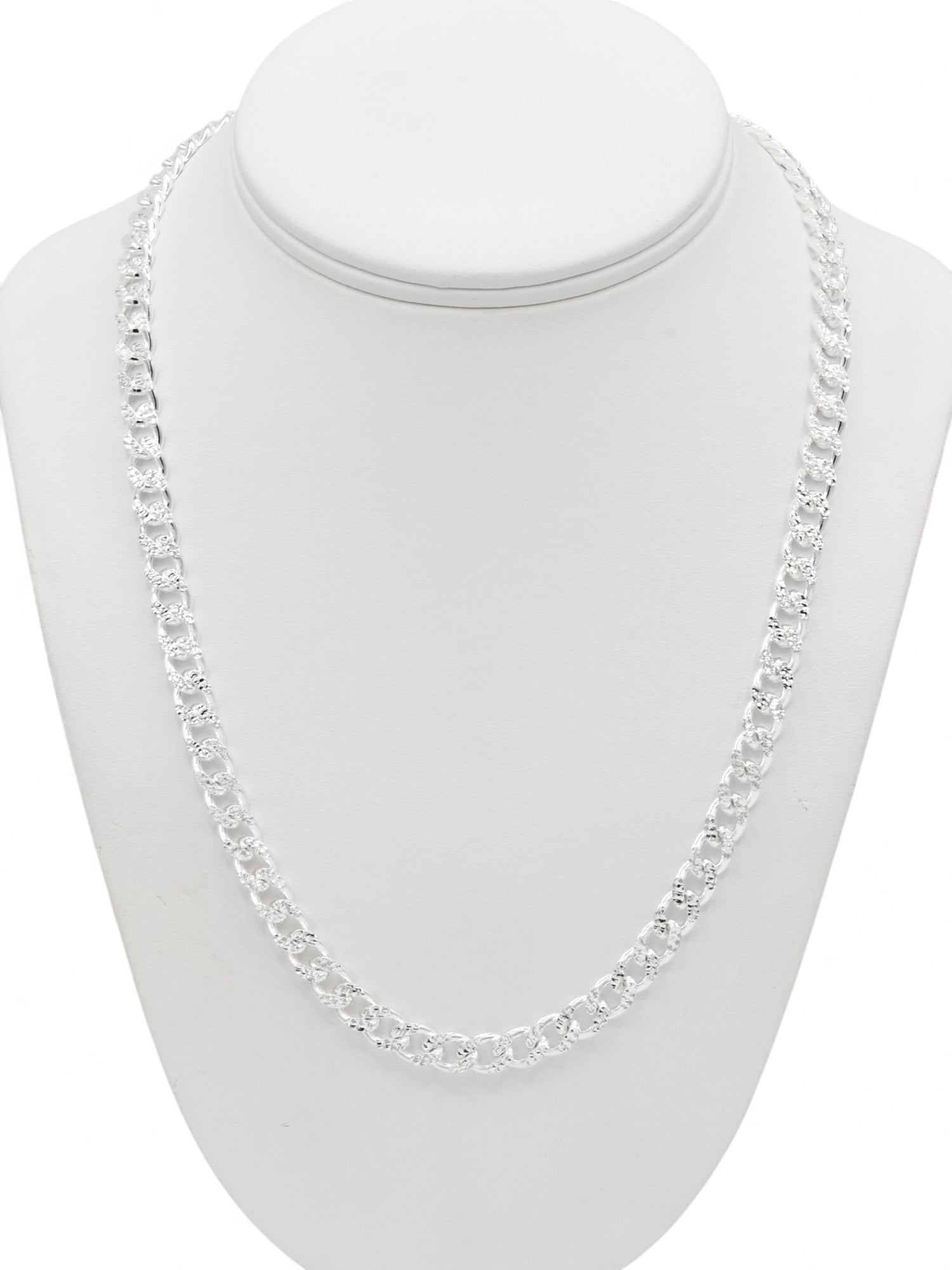 Silver Curb Chain - Roop Darshan