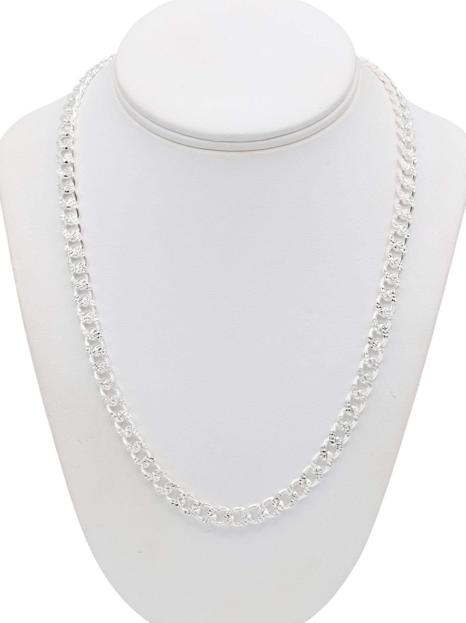 Silver Curb Chain - Roop Darshan