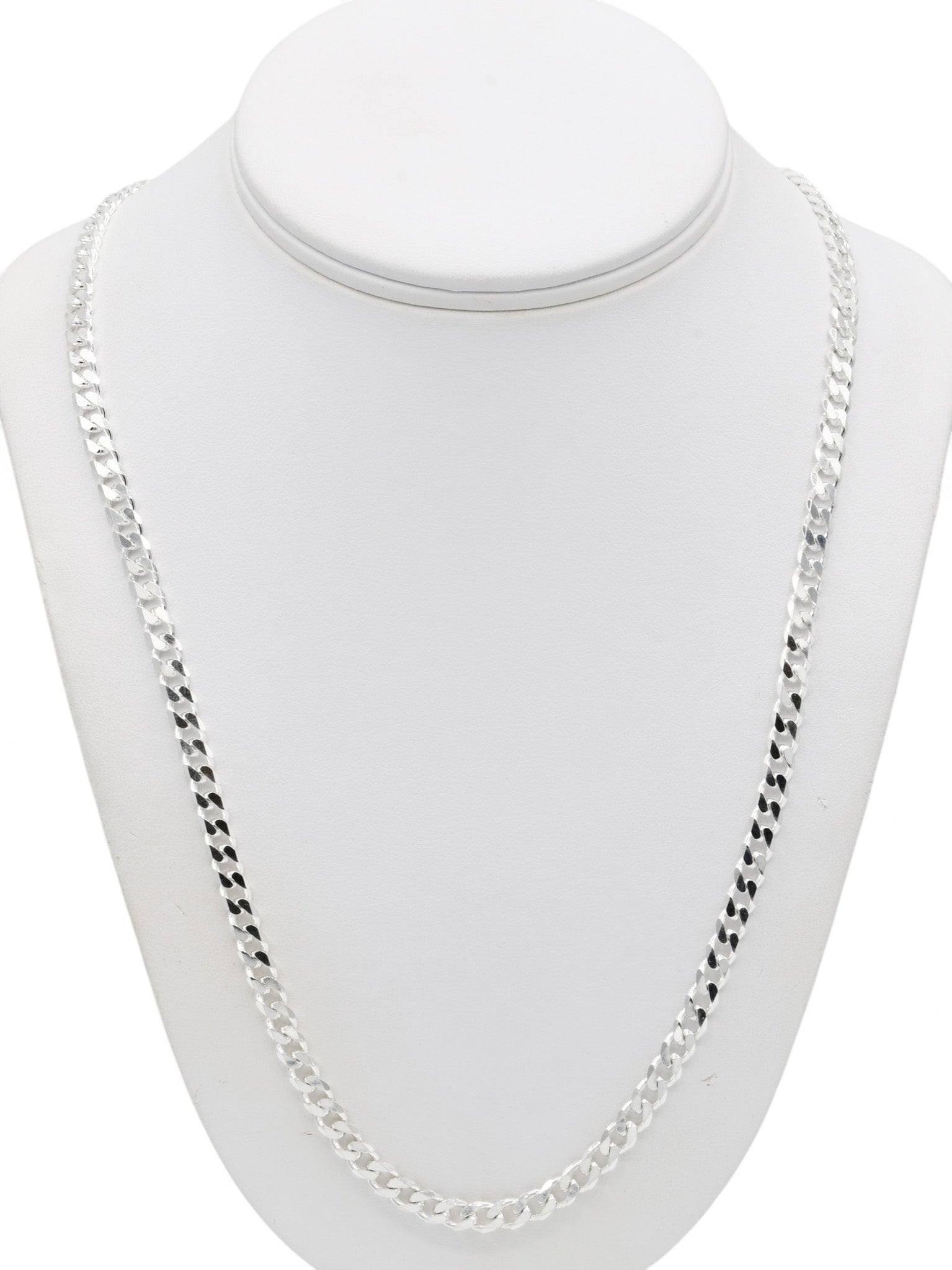 Silver Curb Chain
