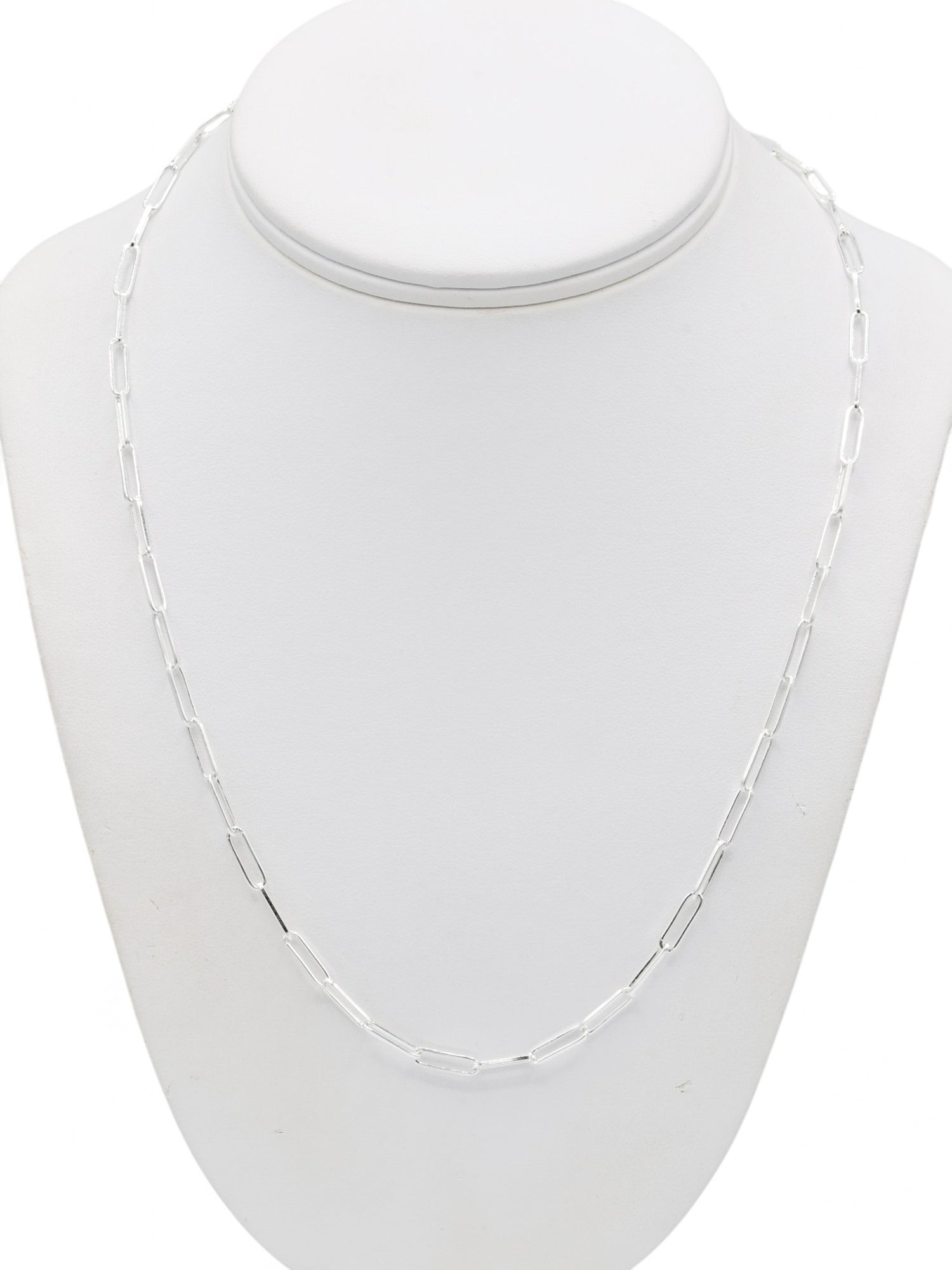 Silver Paper Clip Chain - Roop Darshan