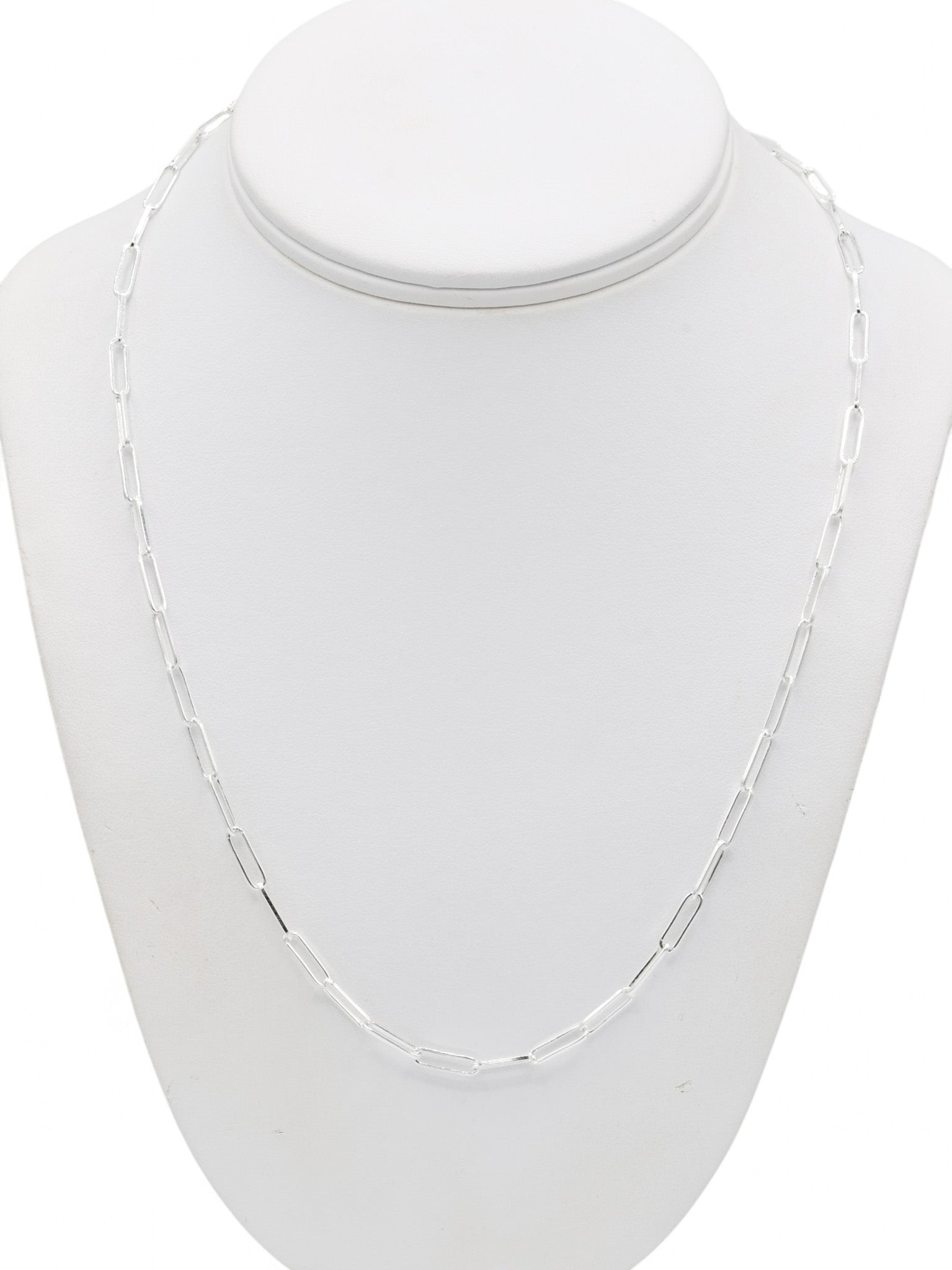 Silver Paper Clip Chain - Roop Darshan