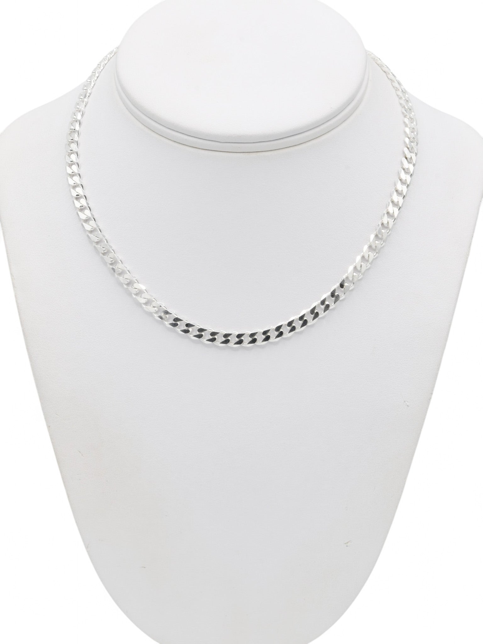 Silver Curb Chain