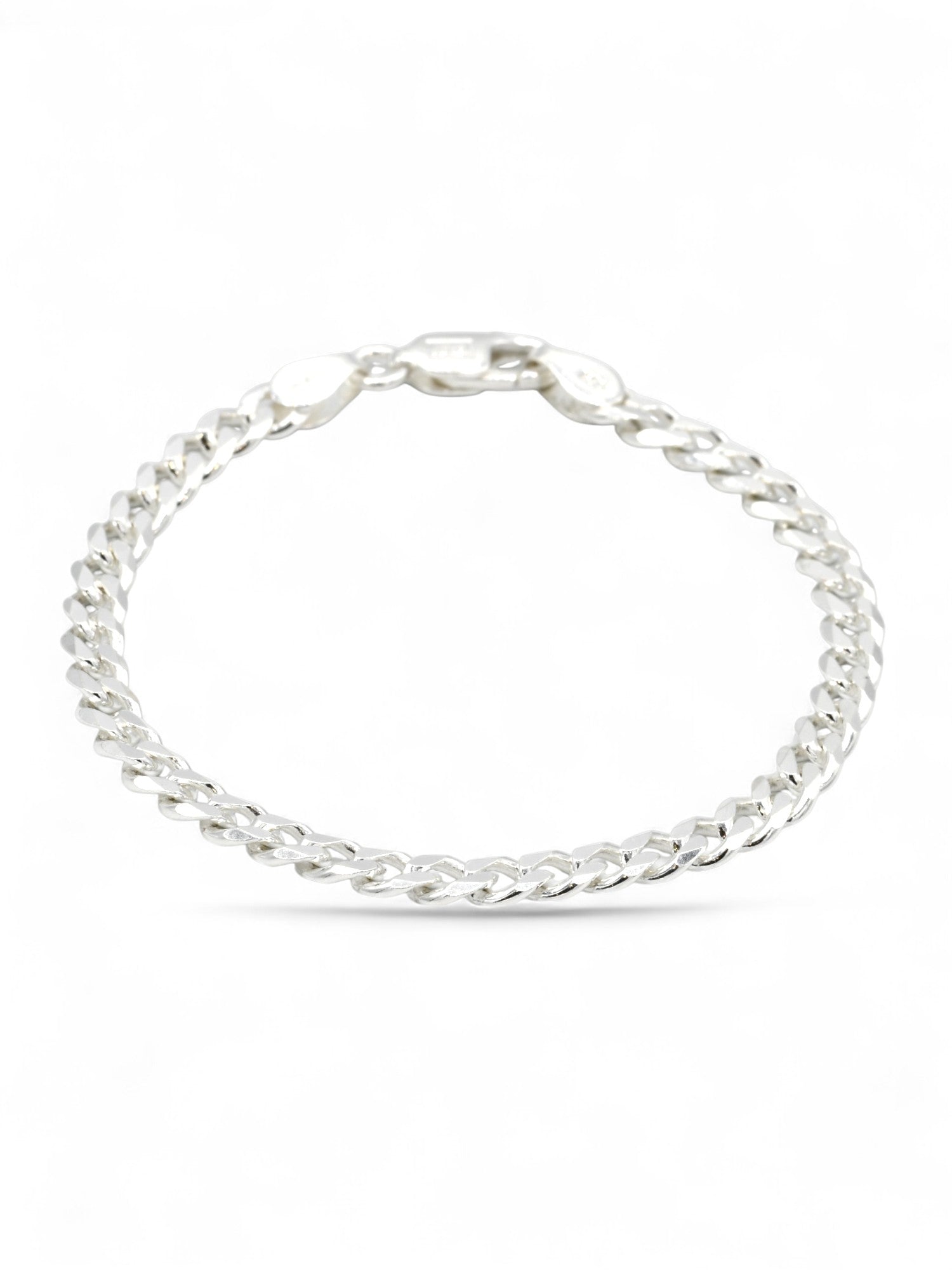 925 Sterling Silver Curb Baby Bracelet - Roop Darshan