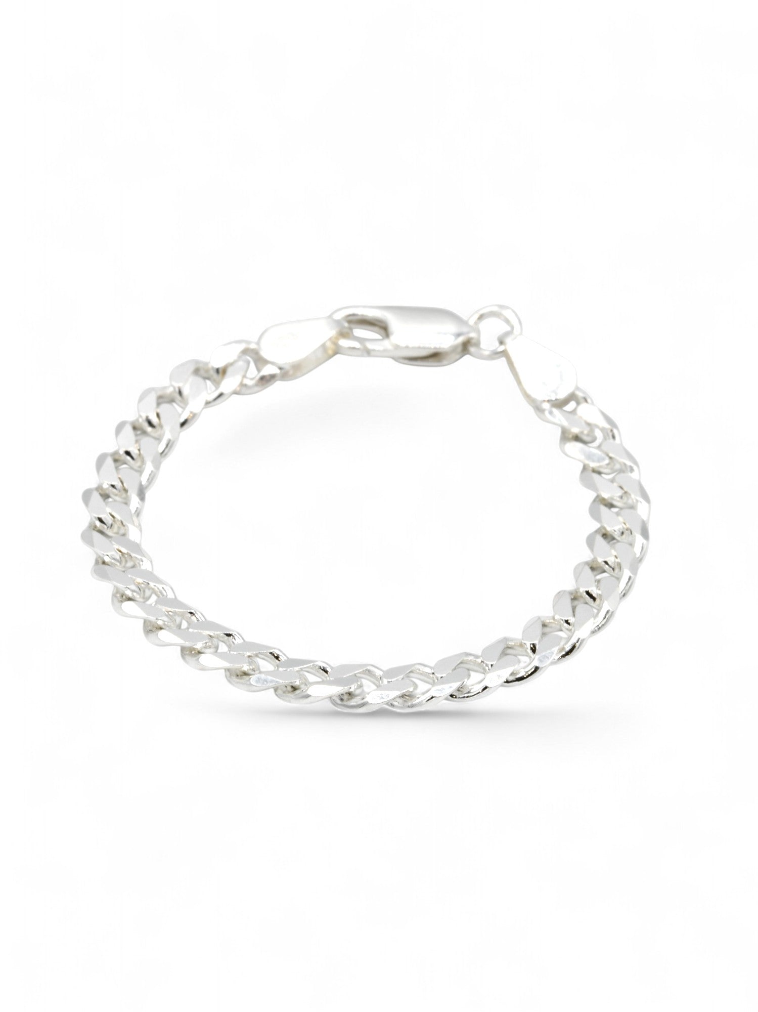925 Sterling Silver Curb Baby Bracelet - Roop Darshan