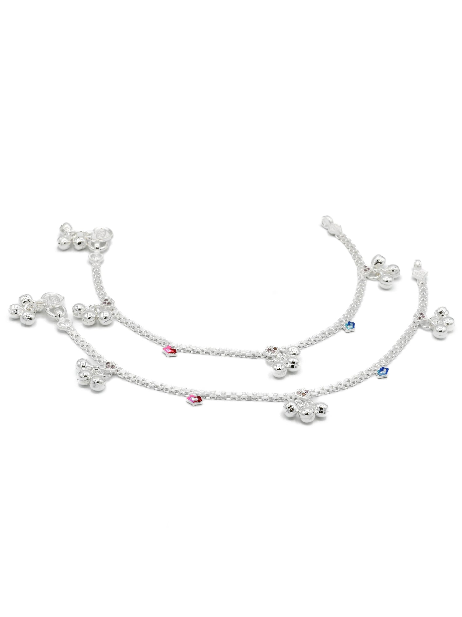 Sterling Silver Girls Anklets