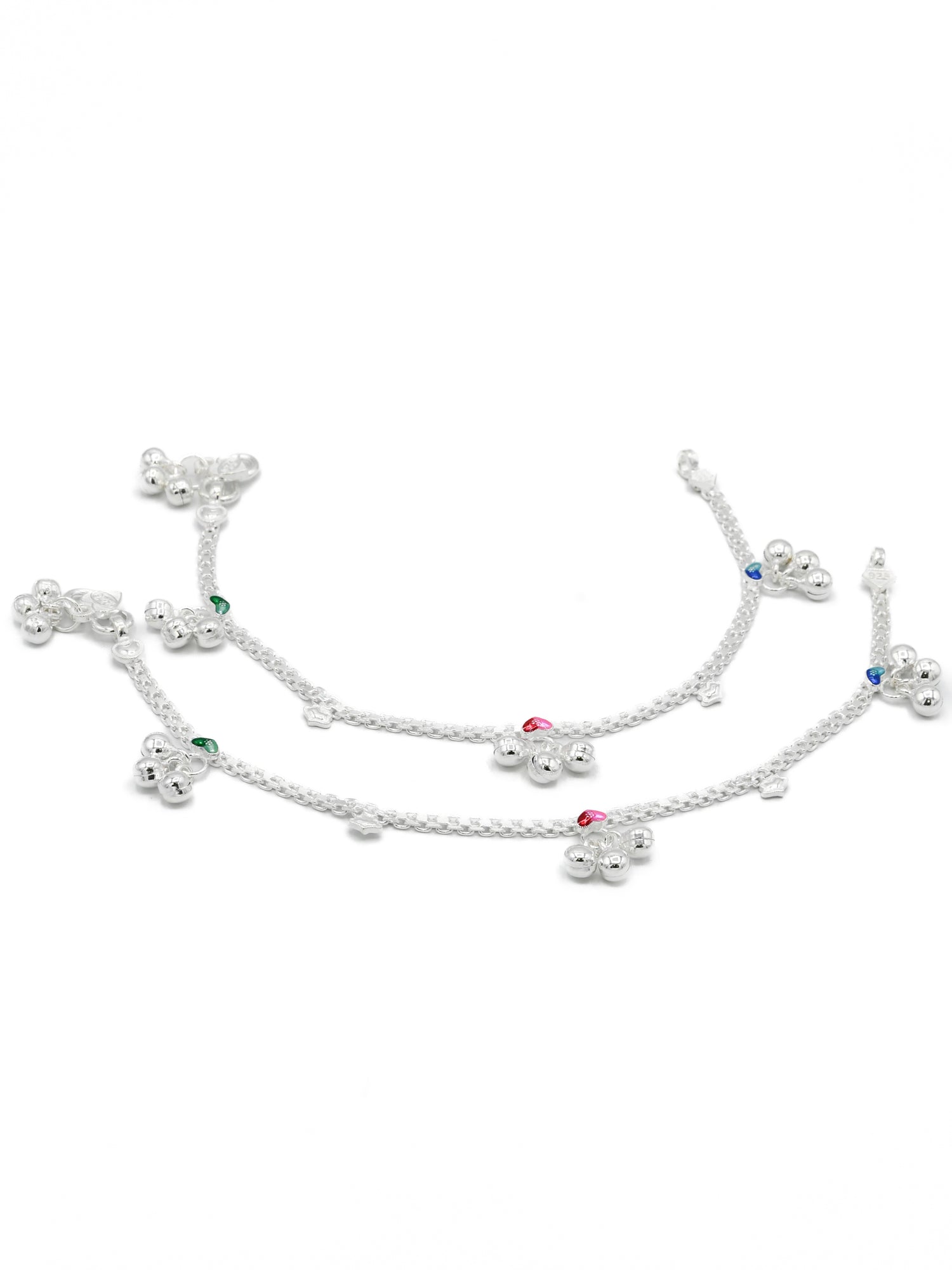 Sterling Silver Girls Anklets