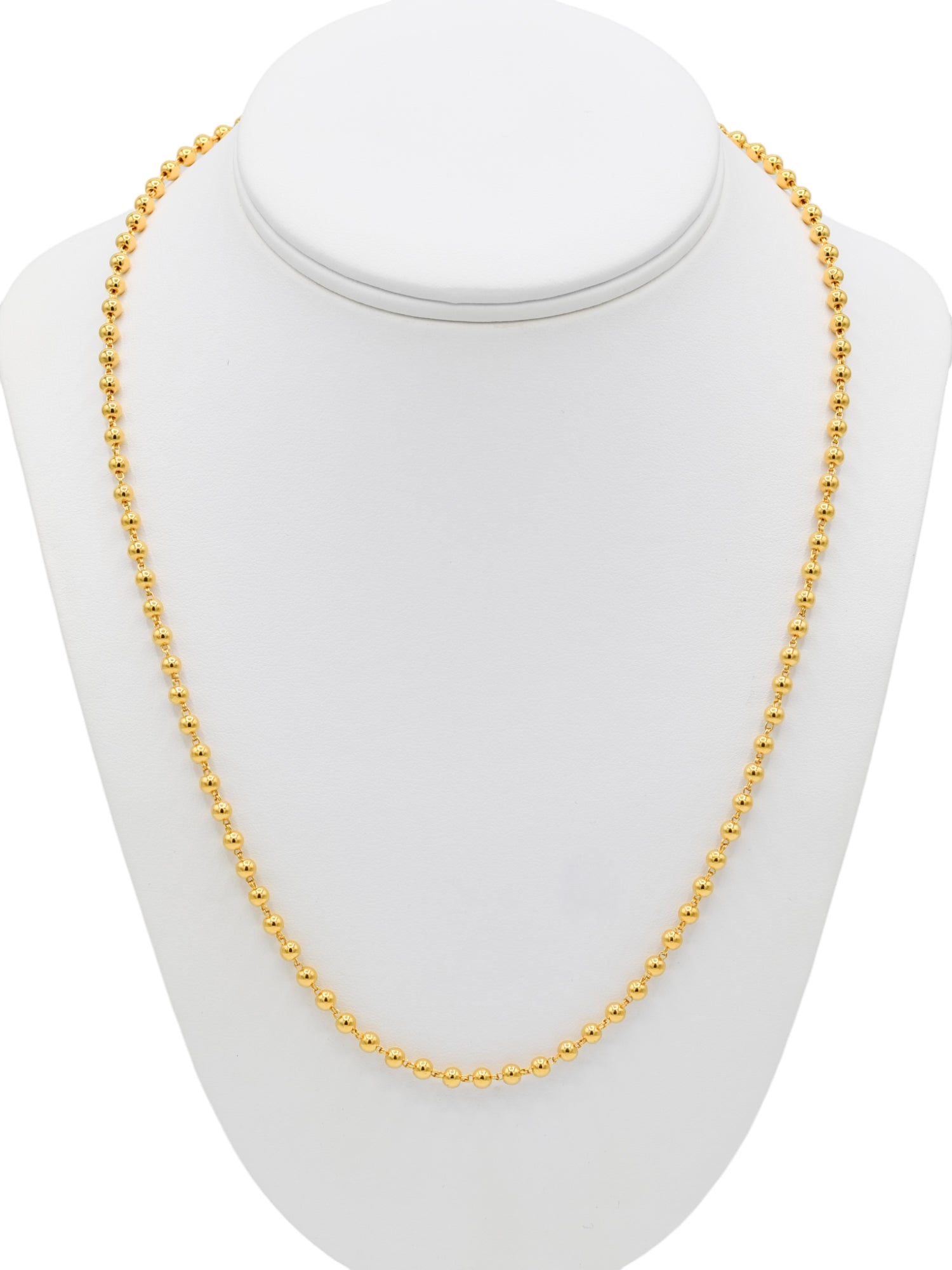 22ct Gold Ball Fancy Chain - Roop Darshan