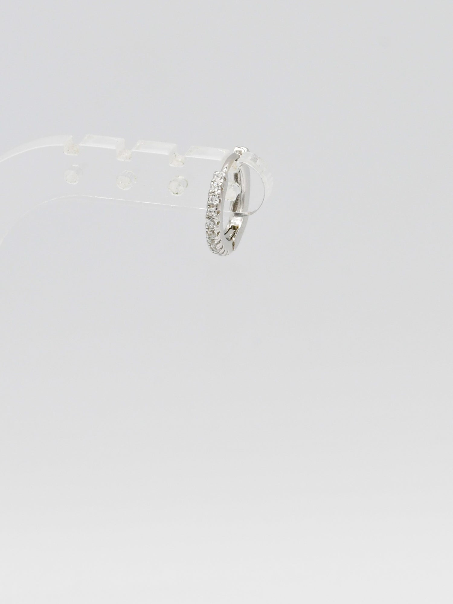 Sterling Silver CZ Bali