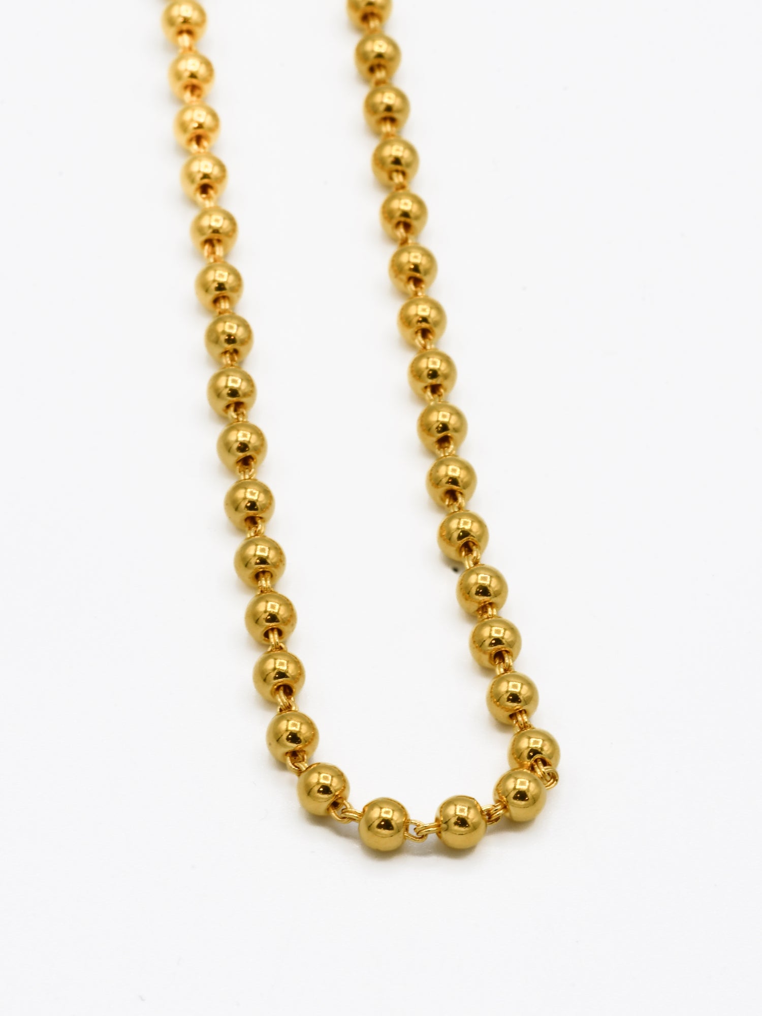 22ct Gold Ball Fancy Chain - Roop Darshan