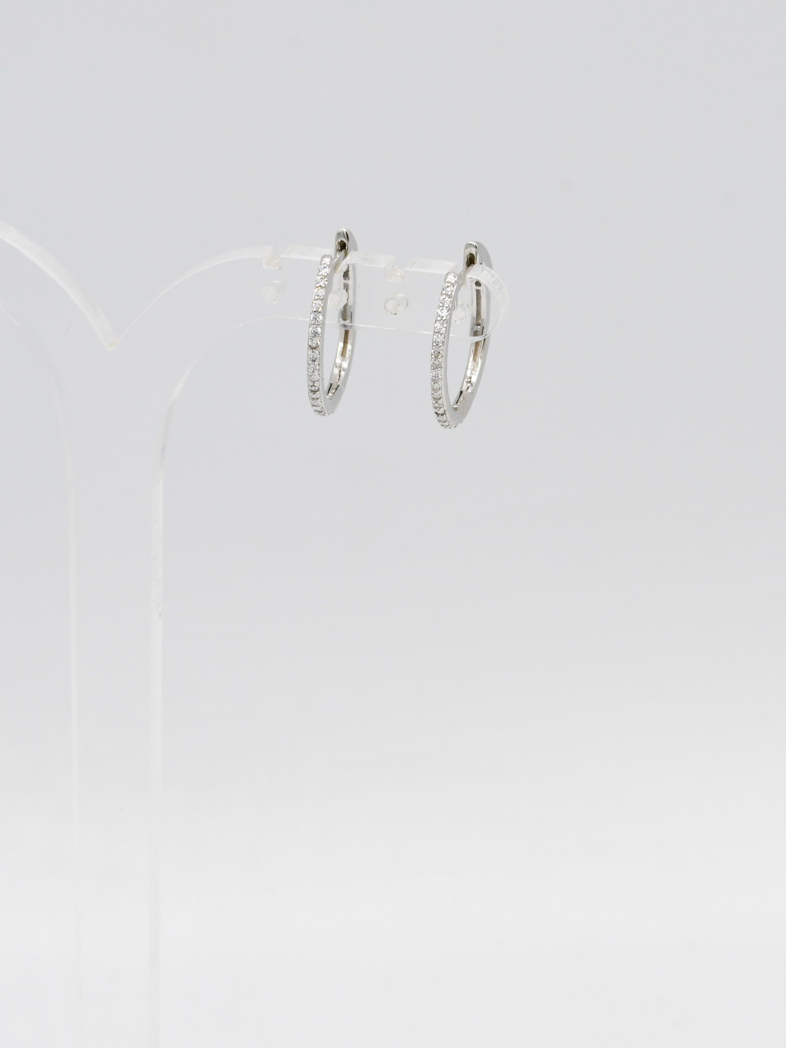 Sterling Silver CZ Bali - Roop Darshan