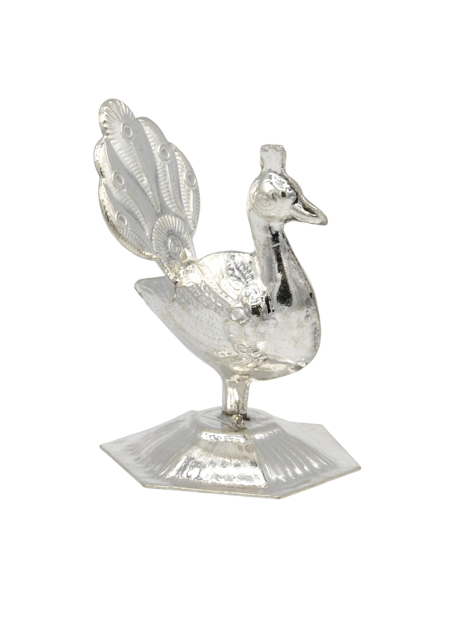 Silver Peacock - Roop Darshan