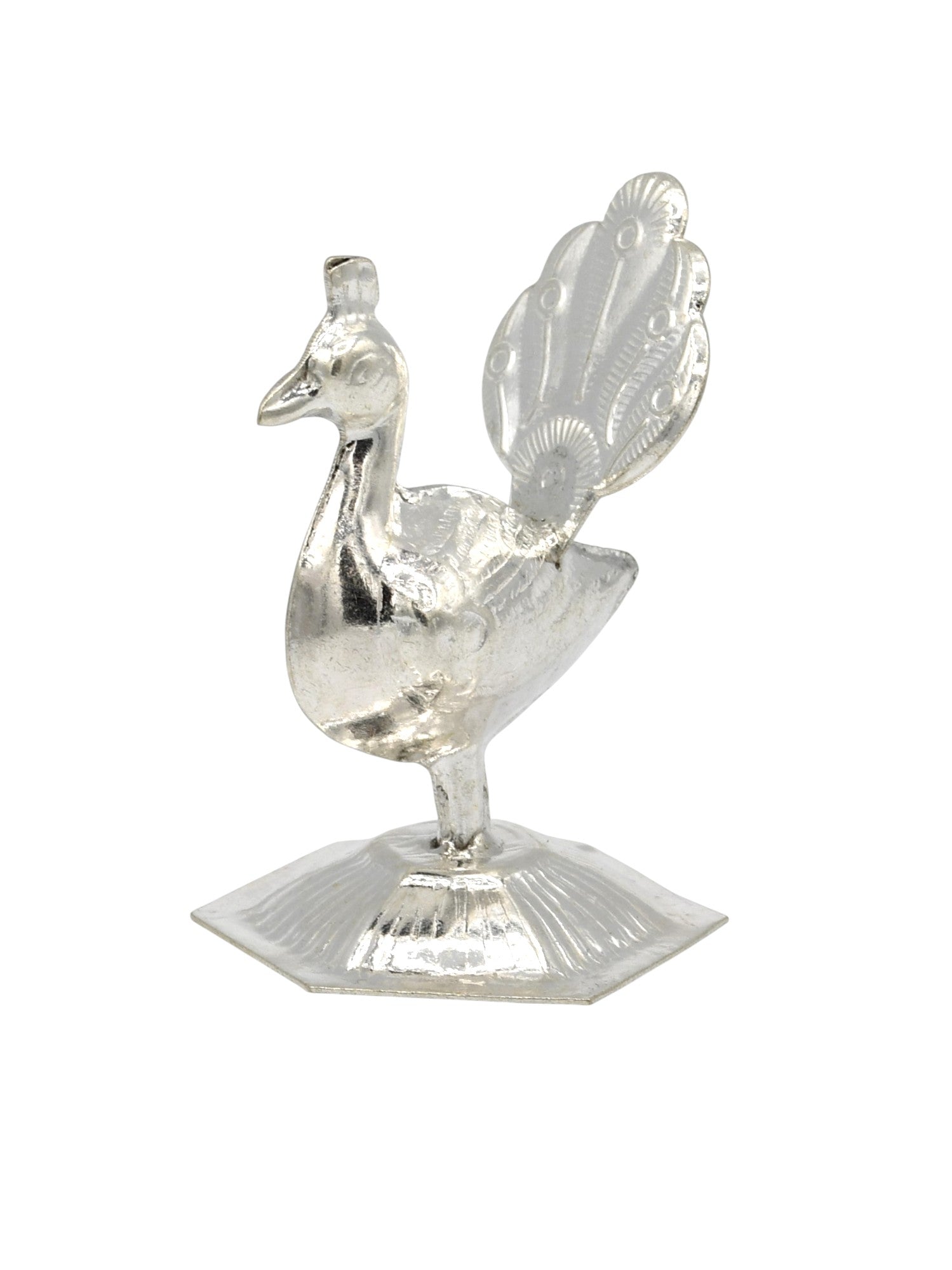 Silver Peacock - Roop Darshan