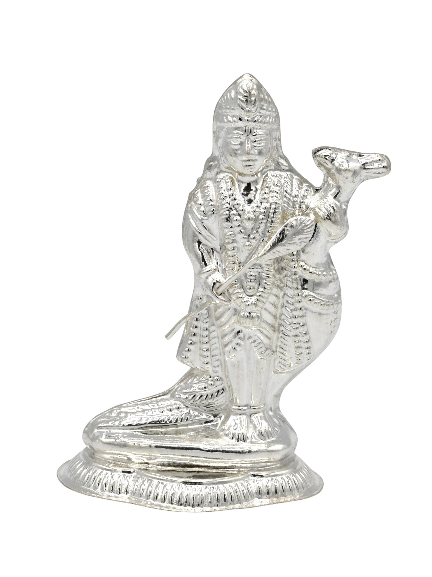 Silver Kartikeyji Murti - Roop Darshan