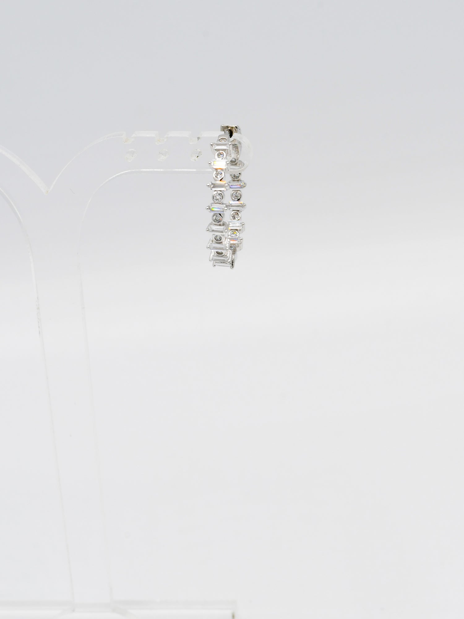 Sterling Silver CZ Bali