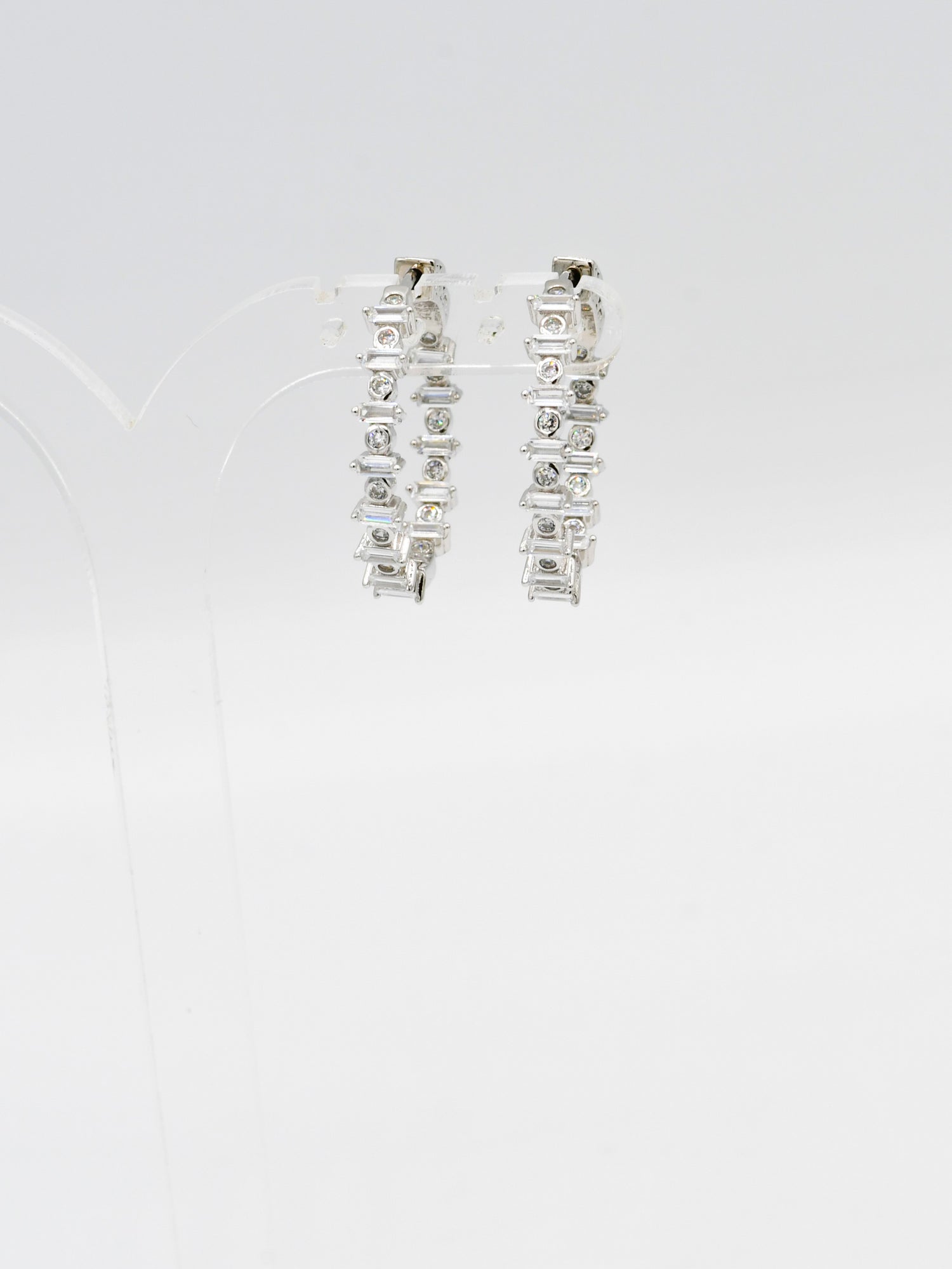 Sterling Silver CZ Bali