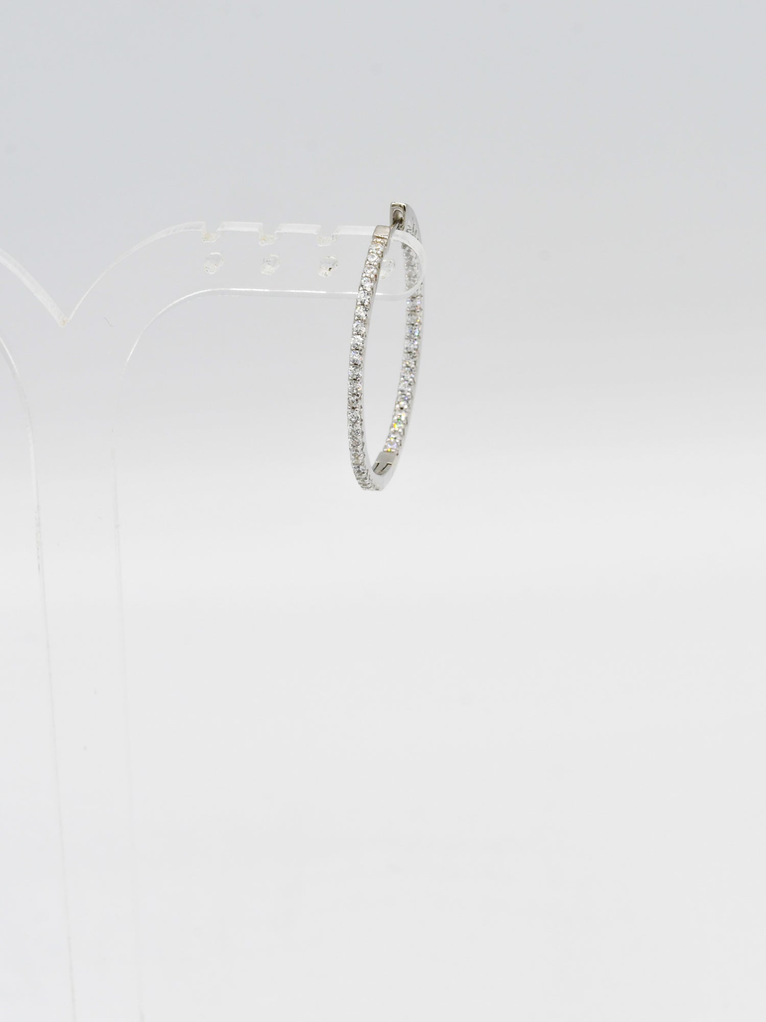 Sterling Silver CZ Bali