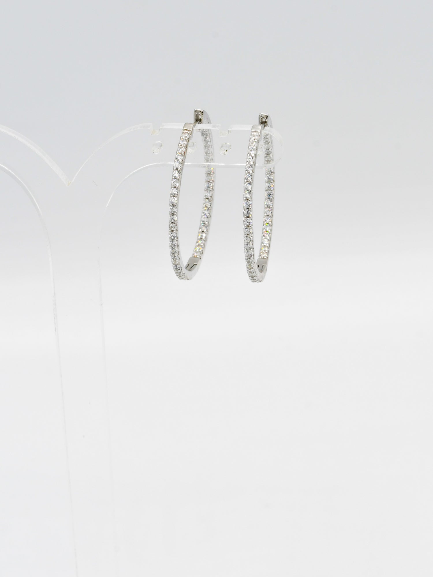 Sterling Silver CZ Bali