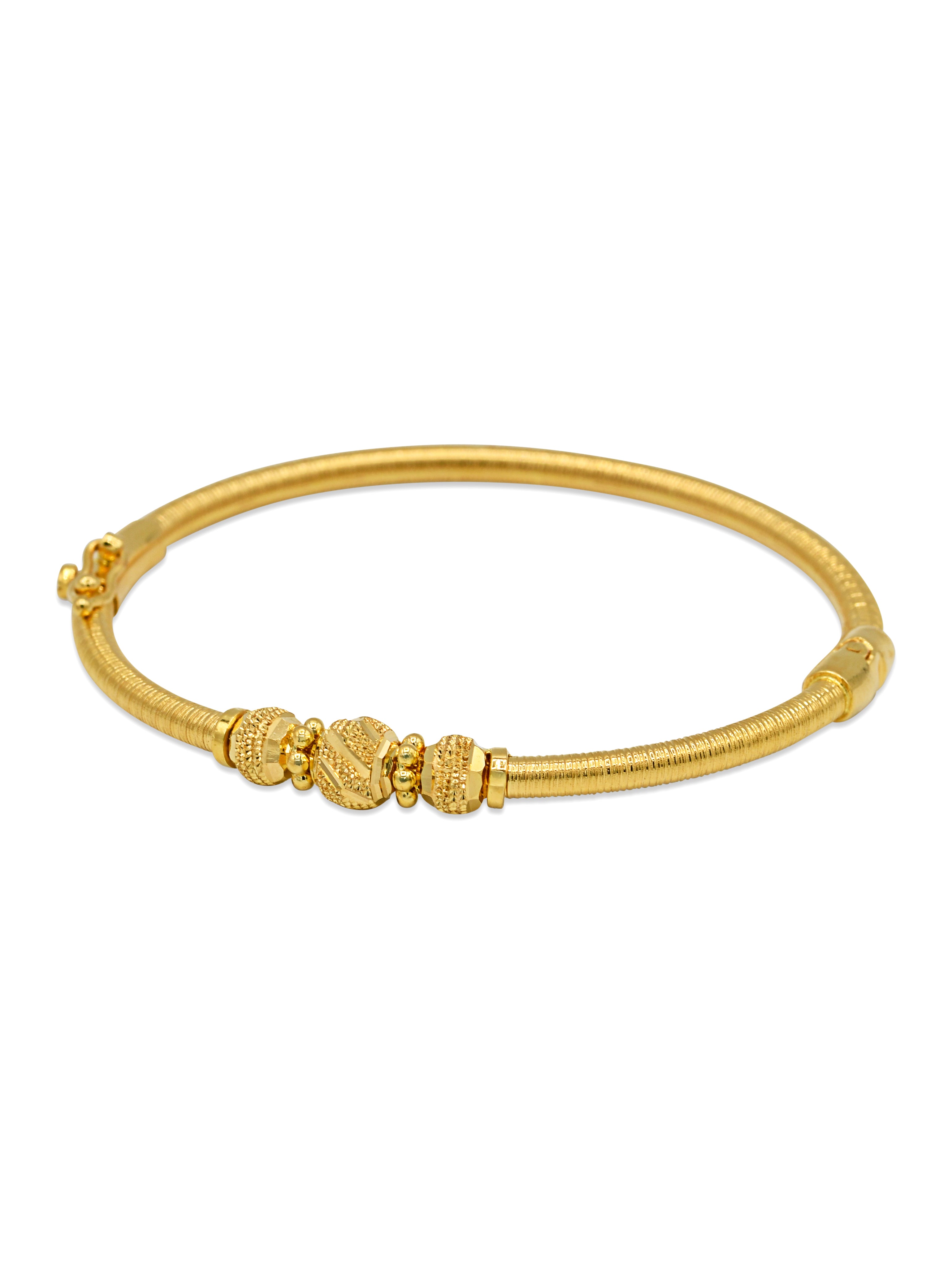 22ct Gold Ball Bangle
