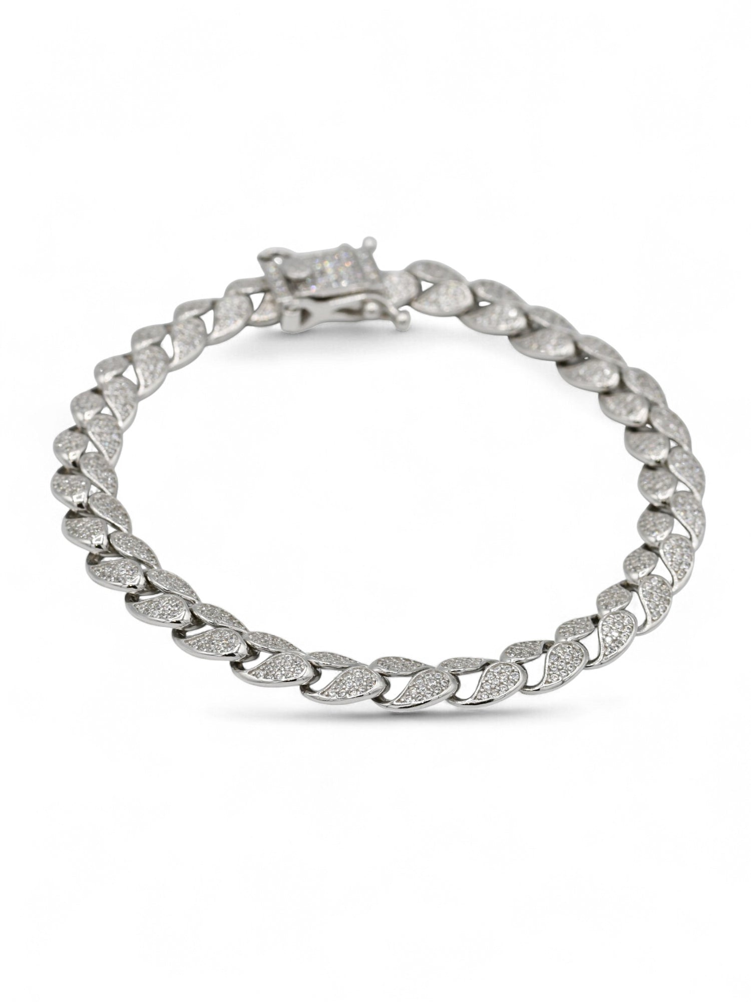 Sterling Silver CZ Bracelet