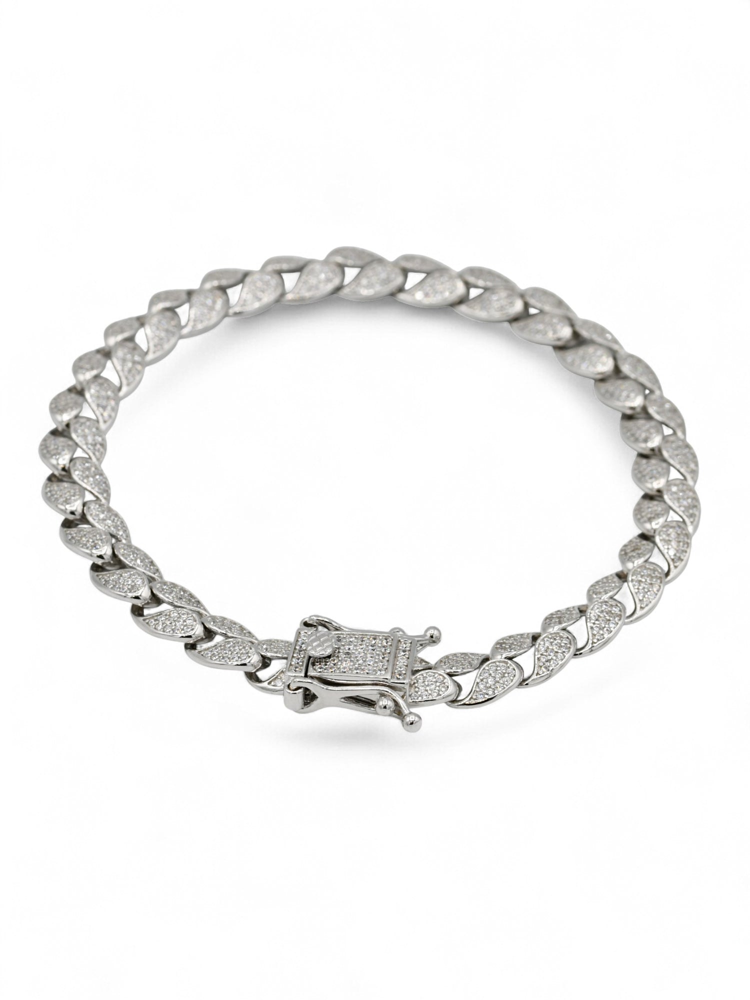 Sterling Silver CZ Bracelet