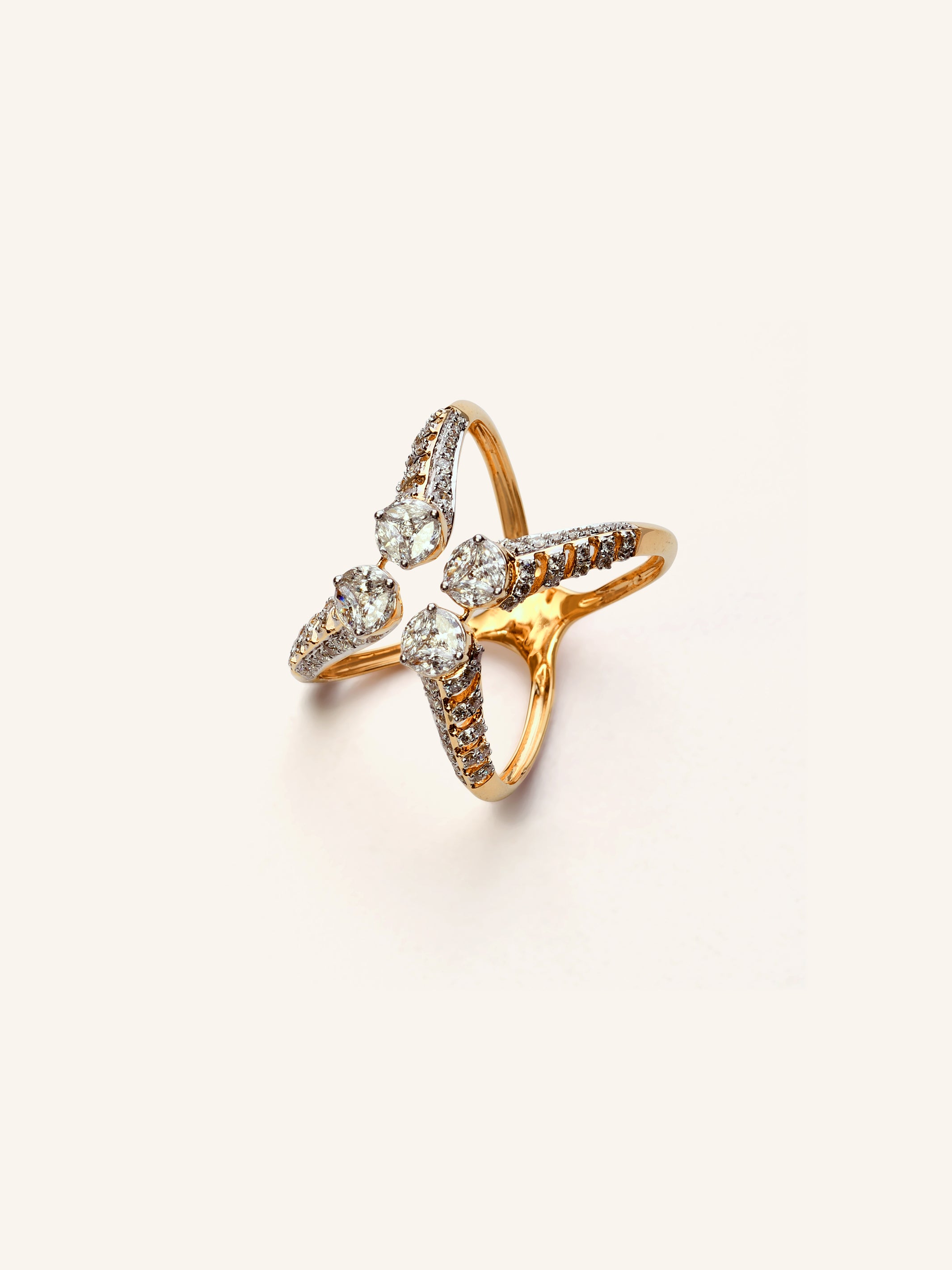 18ct Gold Diamond Ring - Roop Darshan
