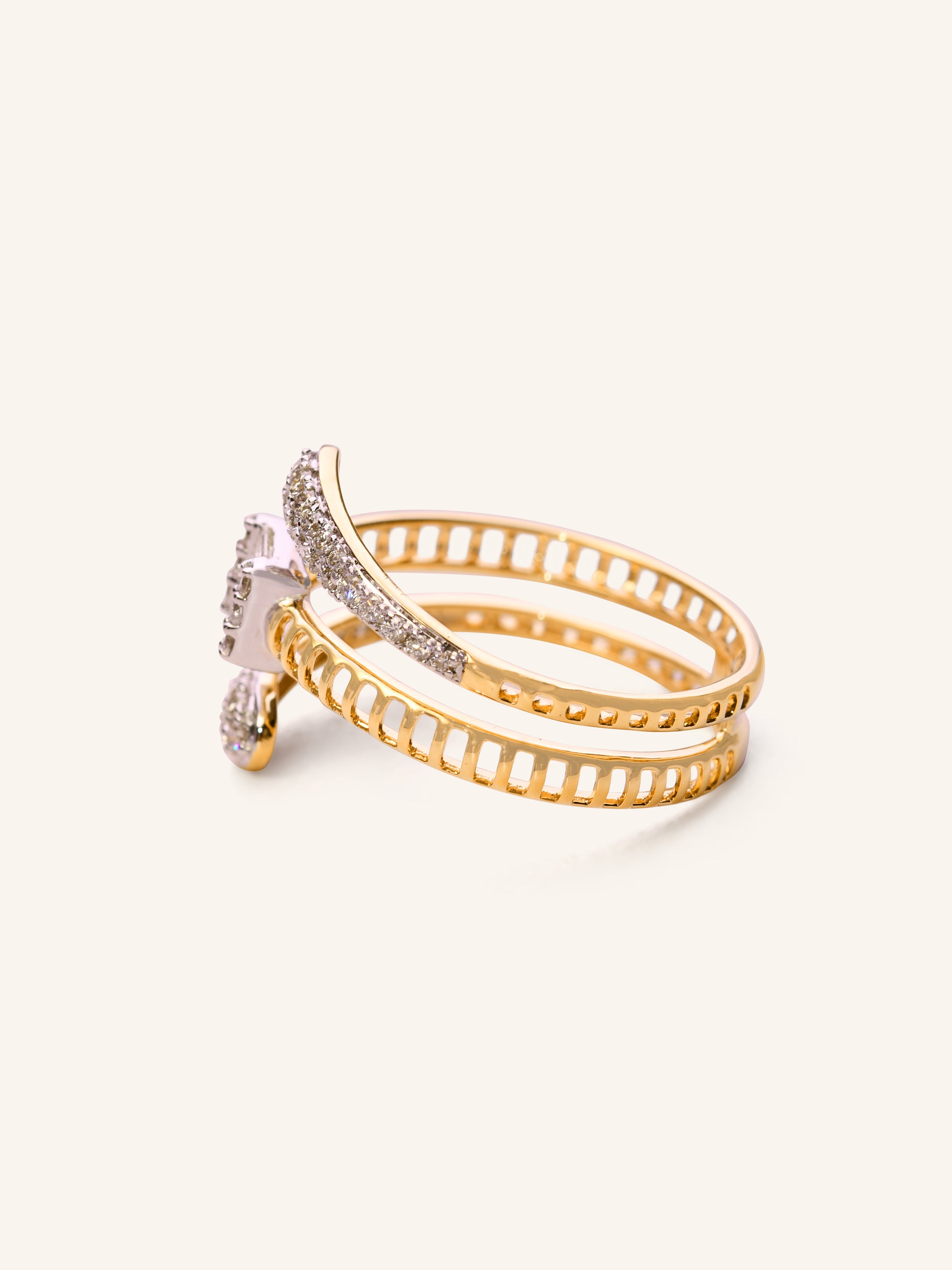 18ct Gold Diamond Ring - Roop Darshan