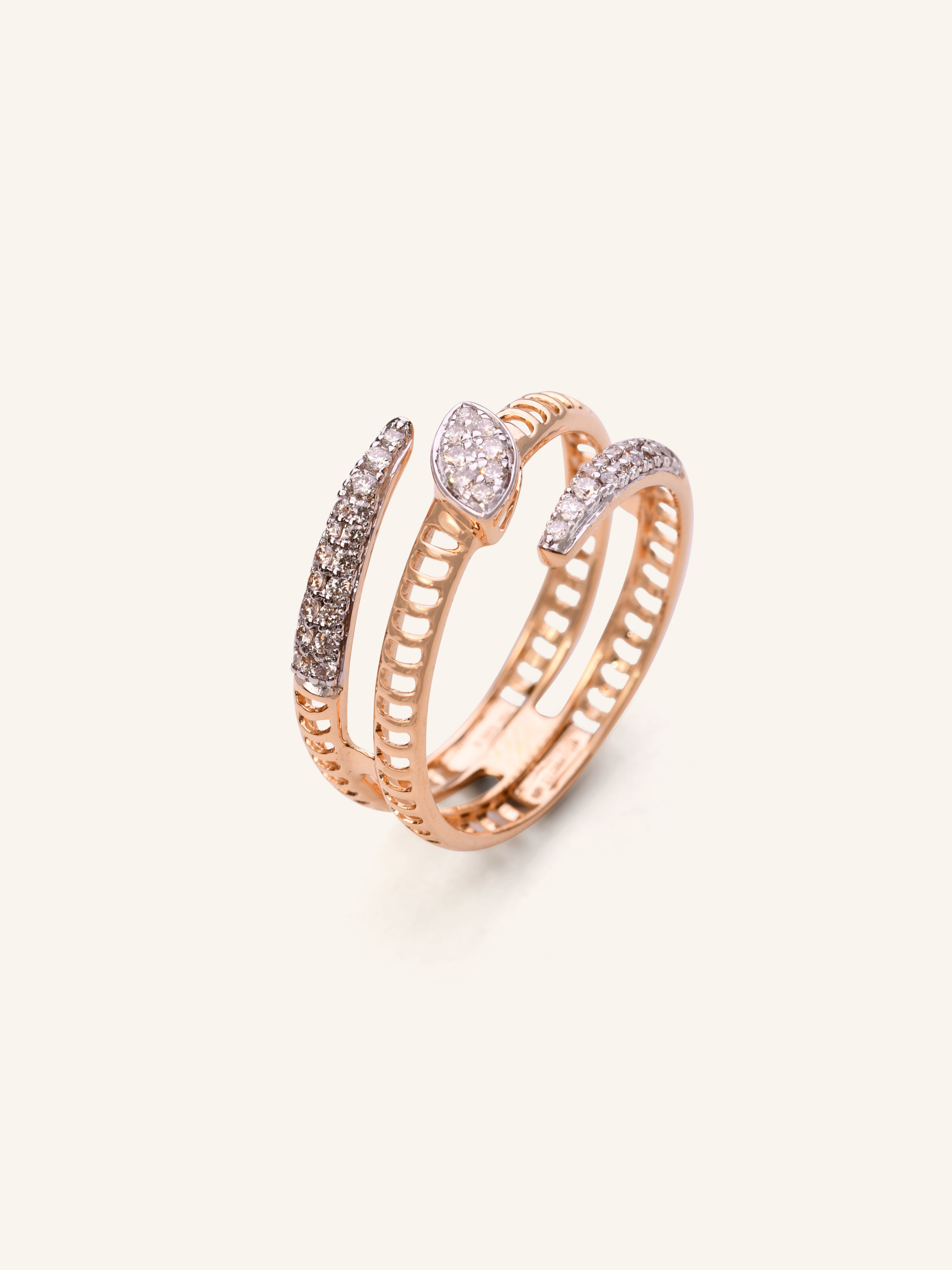 18ct Gold Diamond Ring - Roop Darshan
