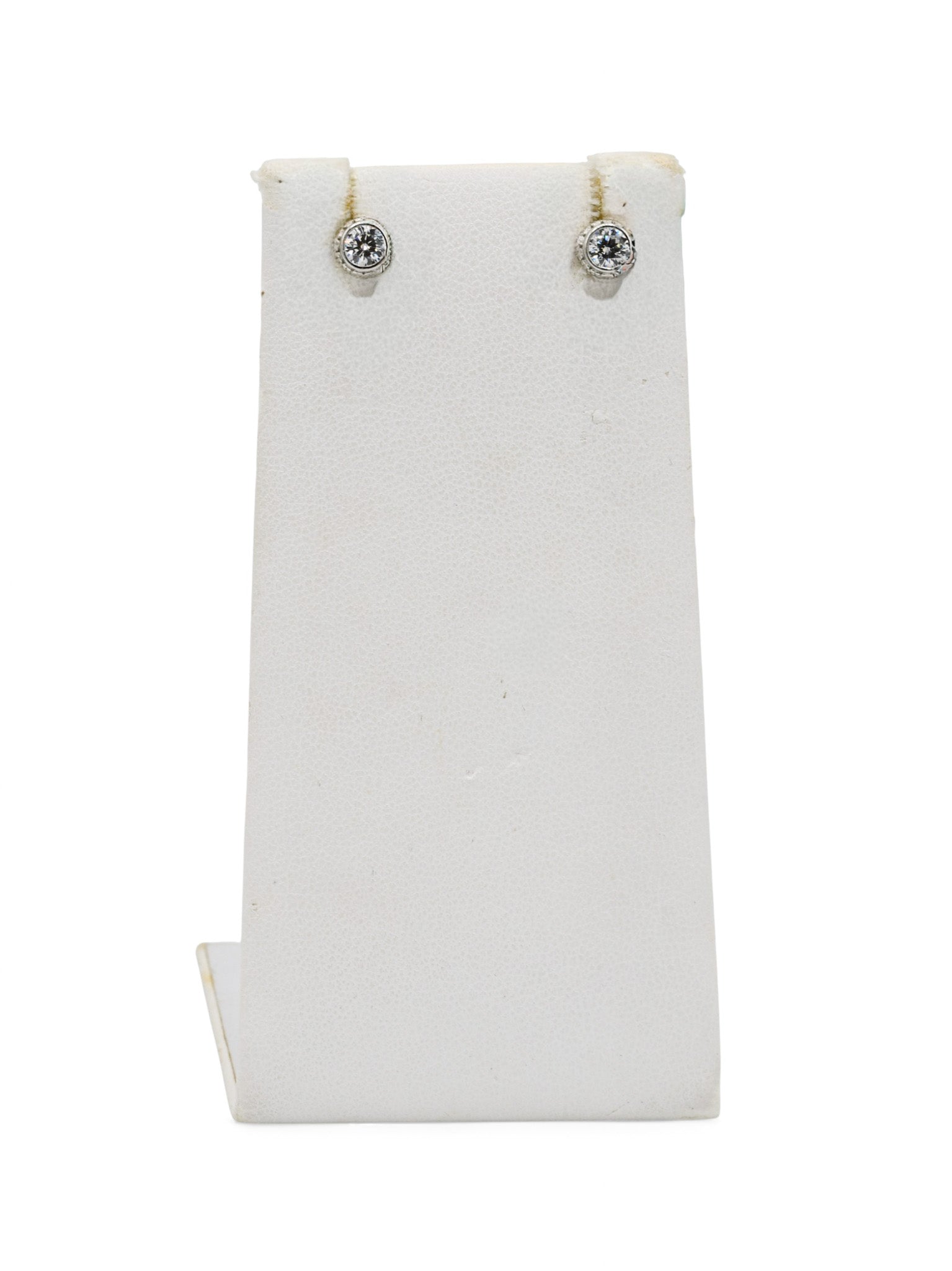 925 Sterling Silver CZ Necklace Set - Roop Darshan