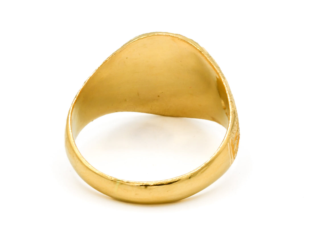 22ct Gold Mens Ring - Roop Darshan