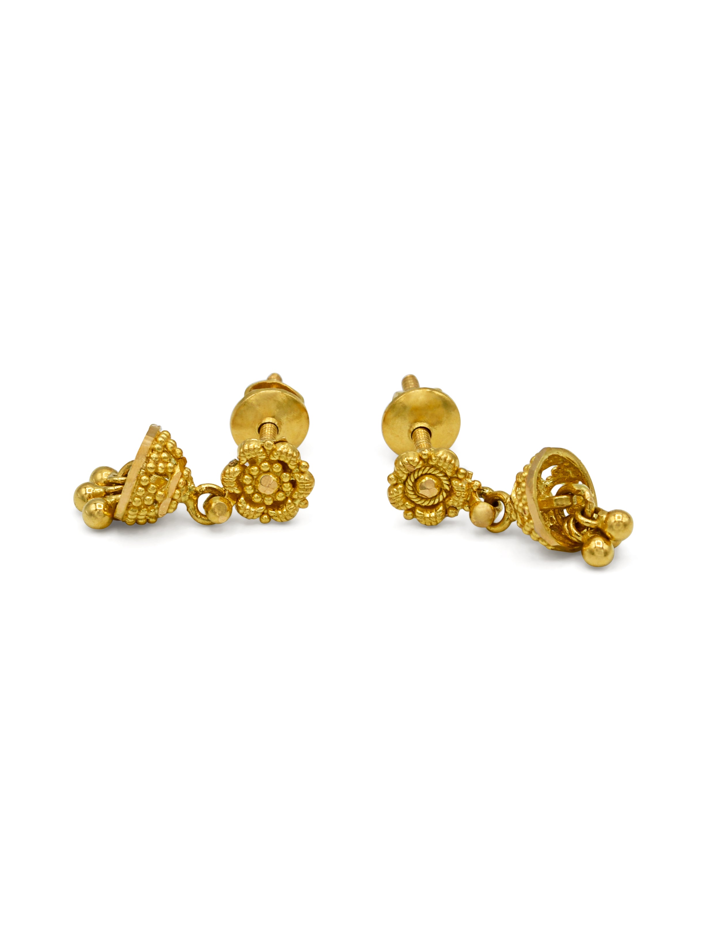 22ct Gold Stud Earrings