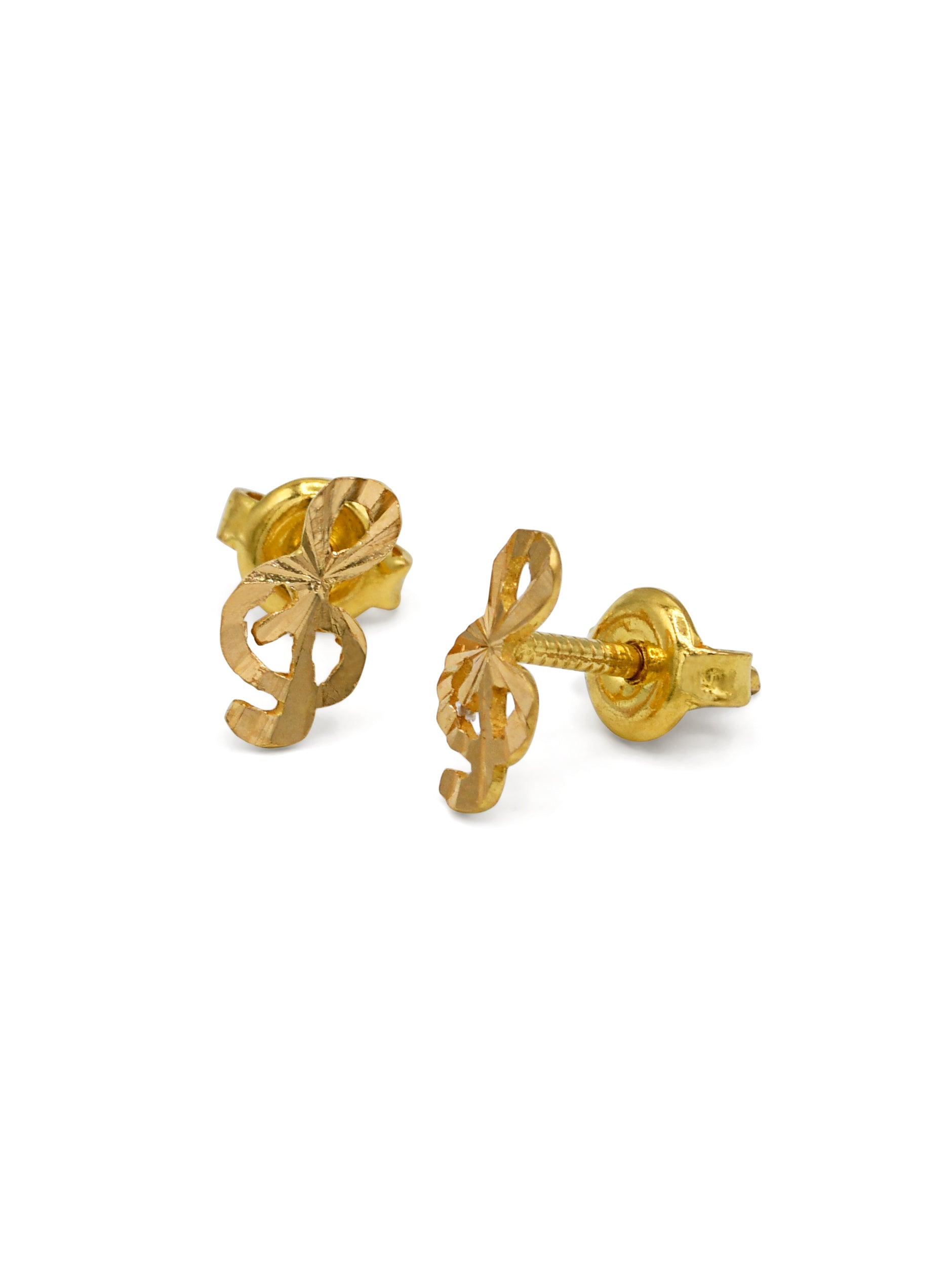 22ct Gold Stud Earrings - Roop Darshan
