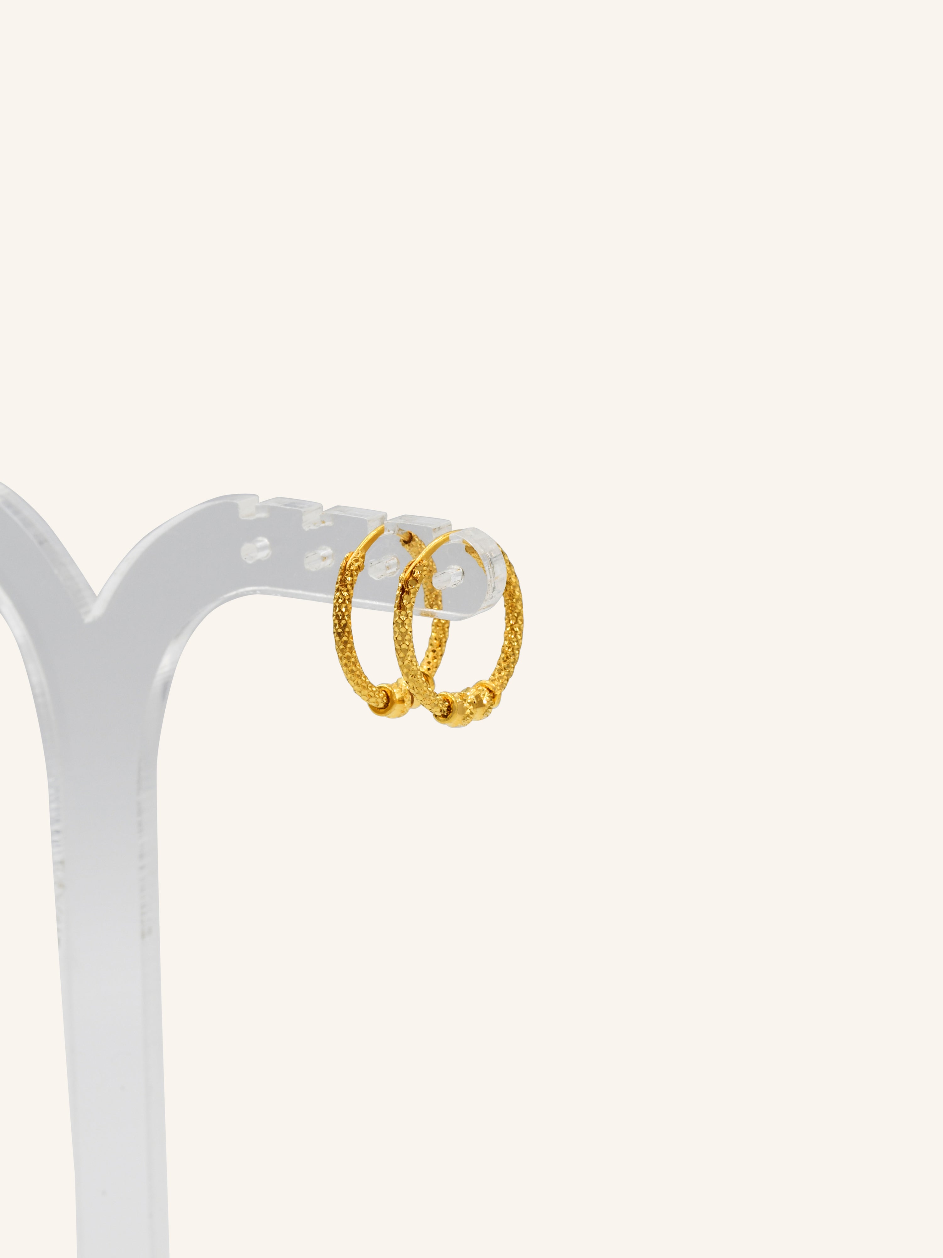 22ct Gold Ball Bali - Roop Darshan