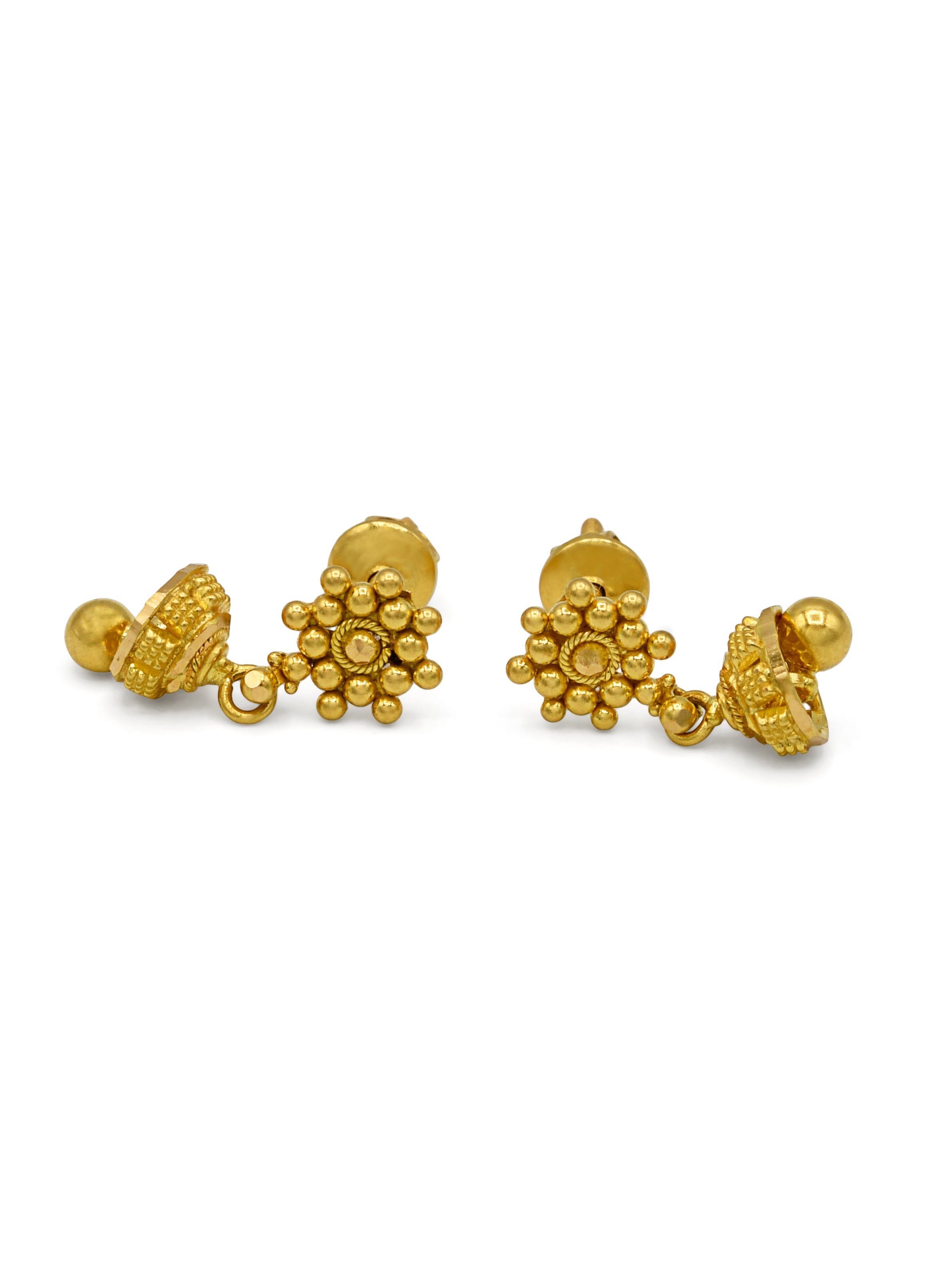 22ct Gold Stud Earrings