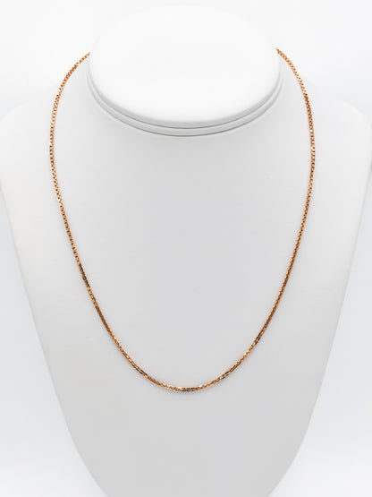 18ct Rose Gold Chain - Roop Darshan