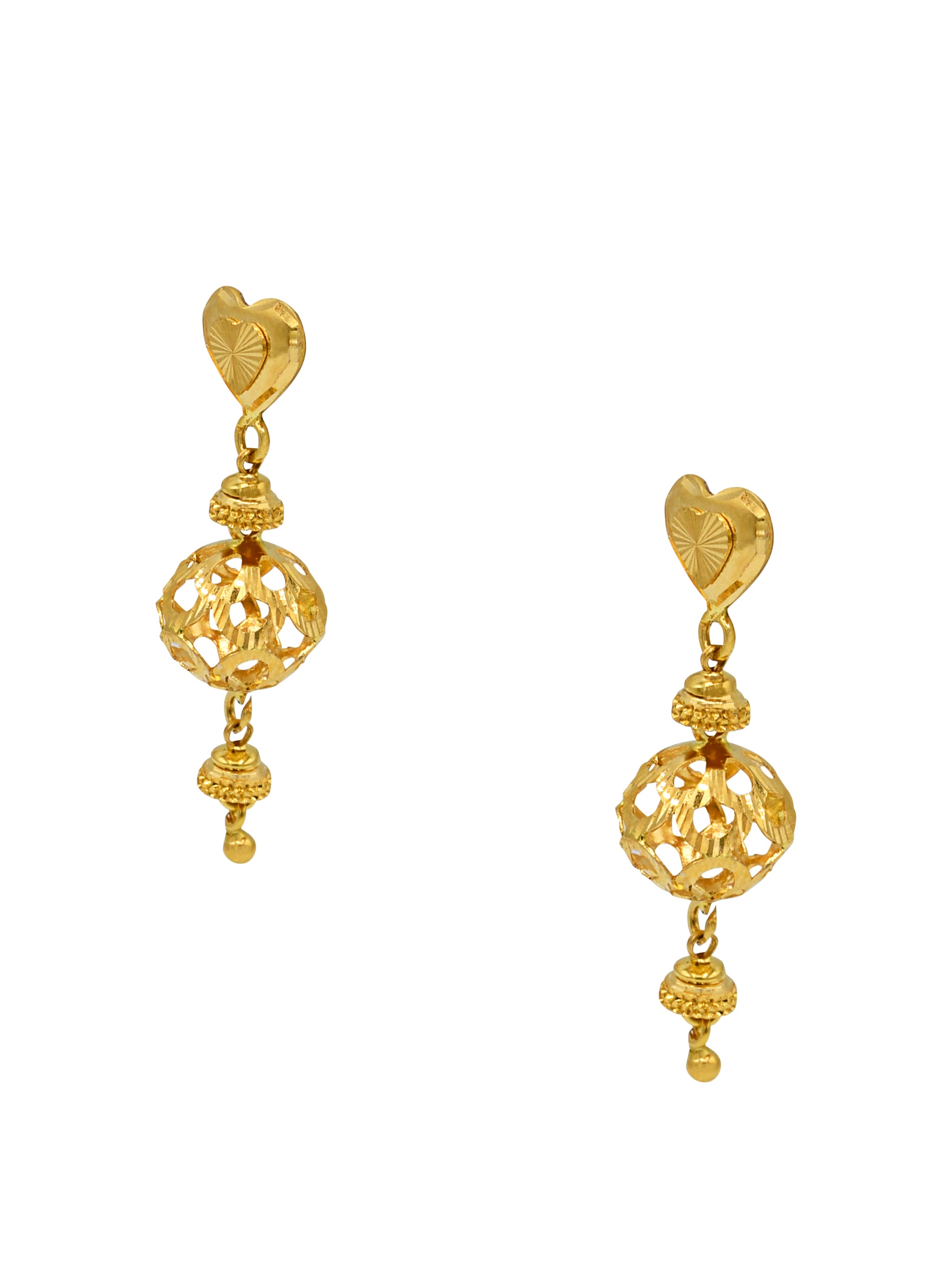22ct Gold Earrings - Roop Darshan