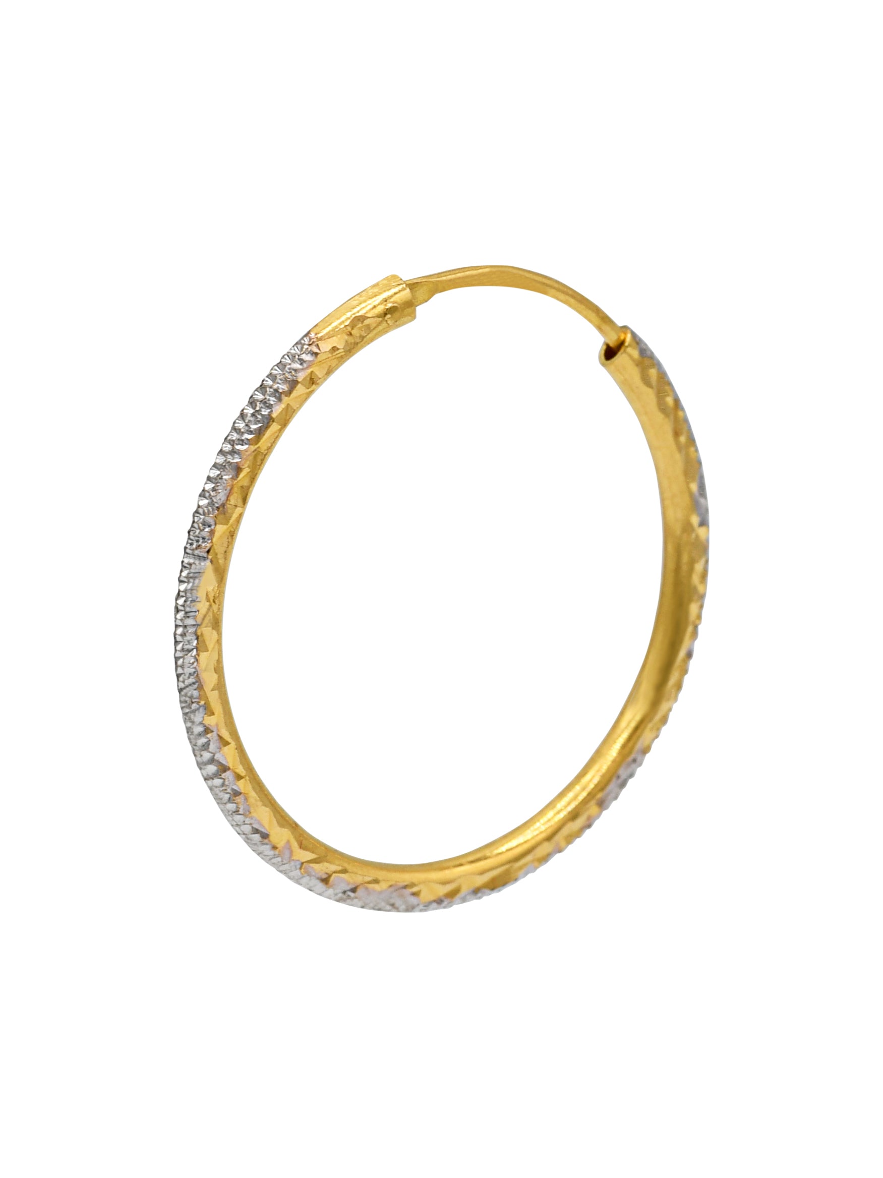 22ct Gold Two Tone Bali - Roop Darshan