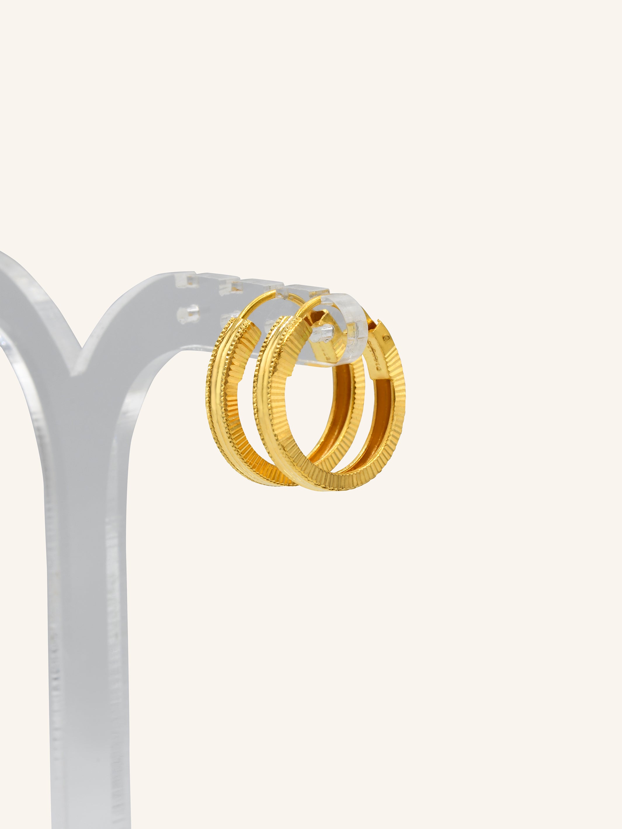 22ct Gold Bali - Roop Darshan