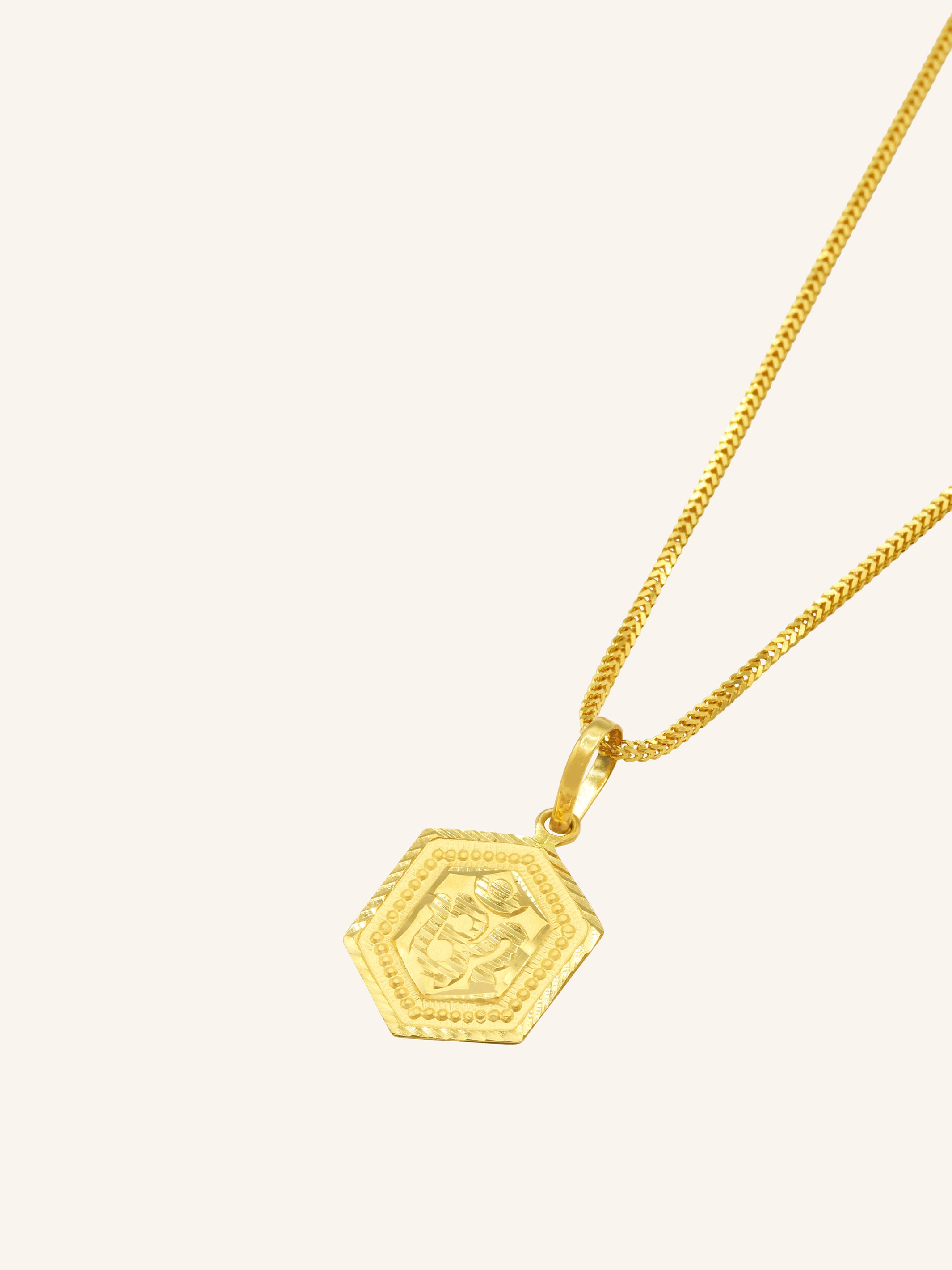22ct Gold OM Pendant - Roop Darshan